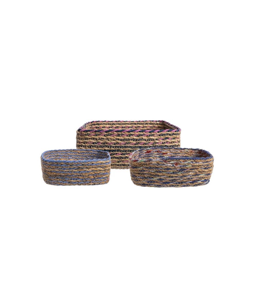 Tranquillo Regalkorb /Körbe SEAWEEED 3er Set (3er Set)