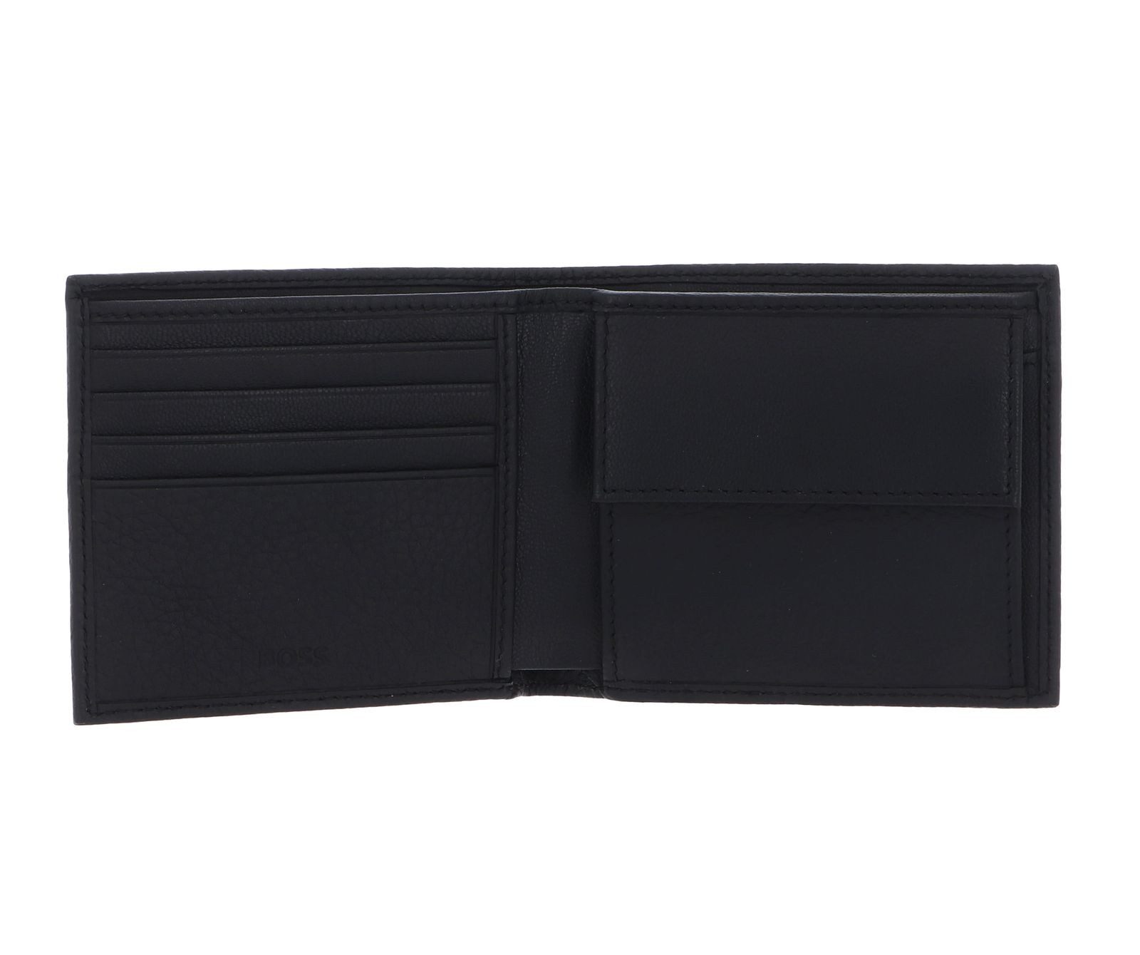 BOSS Geldbörse Gift Set 4 CC Wallet / Keyring (Set, 2-tlg), aus echtem Rindsleder