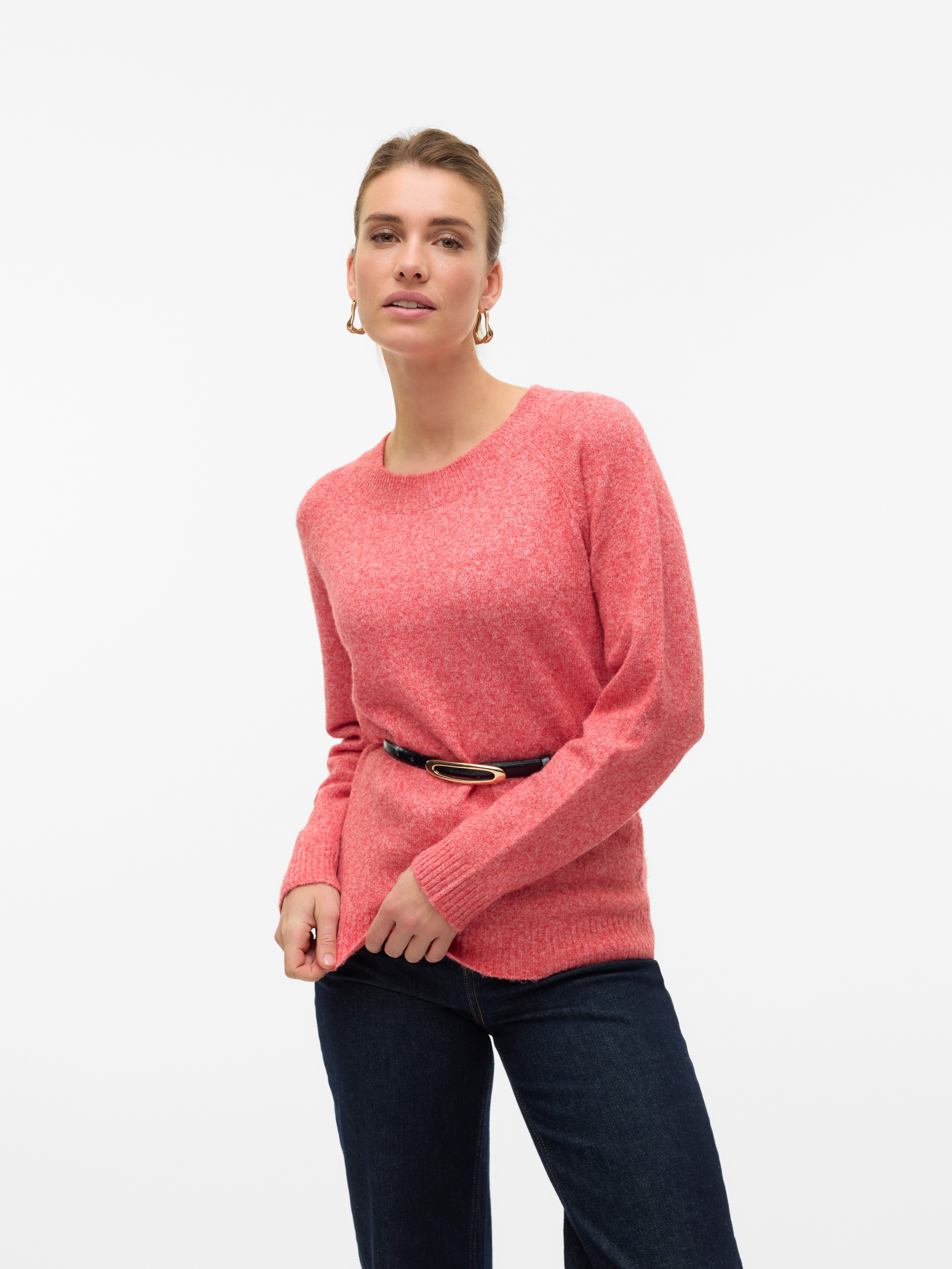 Vero Moda Rundhalspullover VMDOFFY LS O-NECK günstig online kaufen