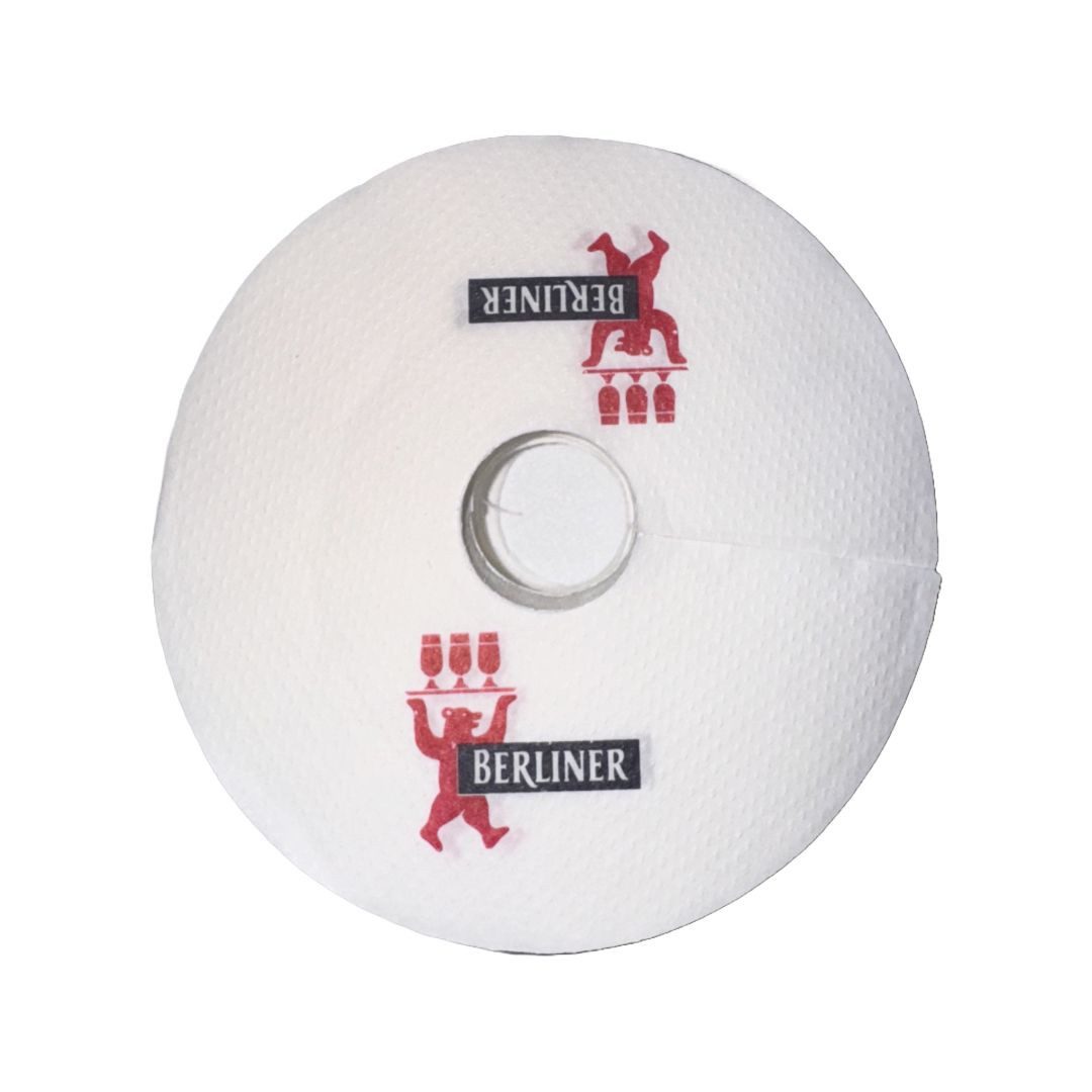 Berliner Bierdeckel Berliner Bier Tropfenfänger Bierdeckel Pilsrosette Schaumfänger 100
