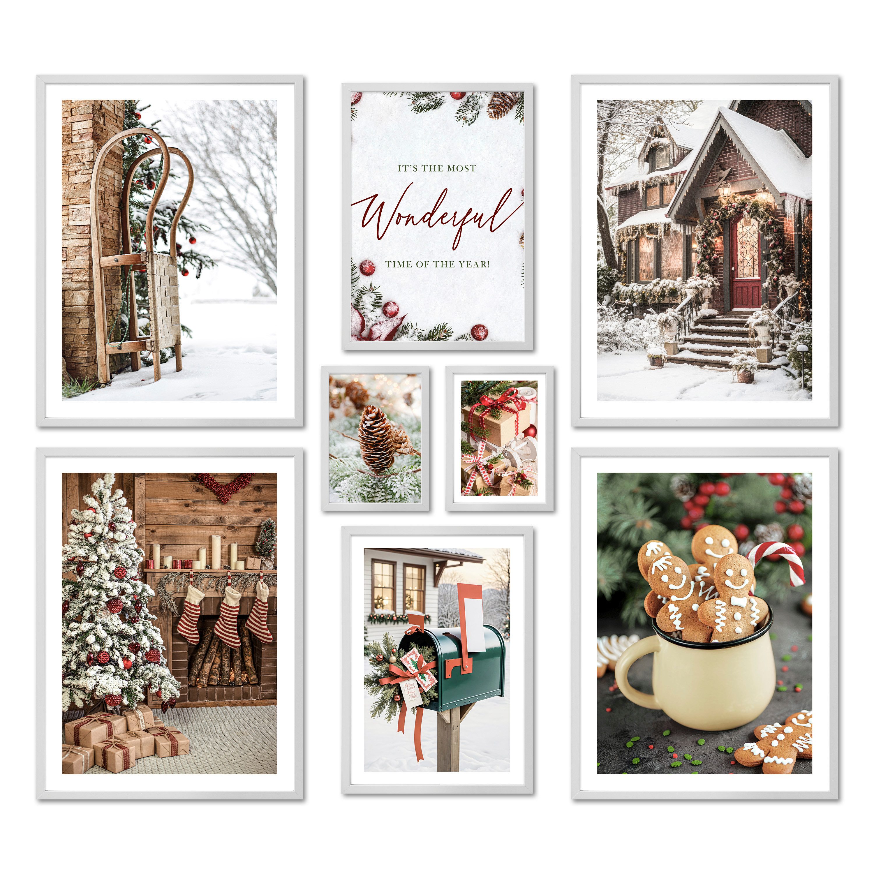 ARTFAVES Bilder-Collage Poster Set - CHRISTMAS günstig online kaufen