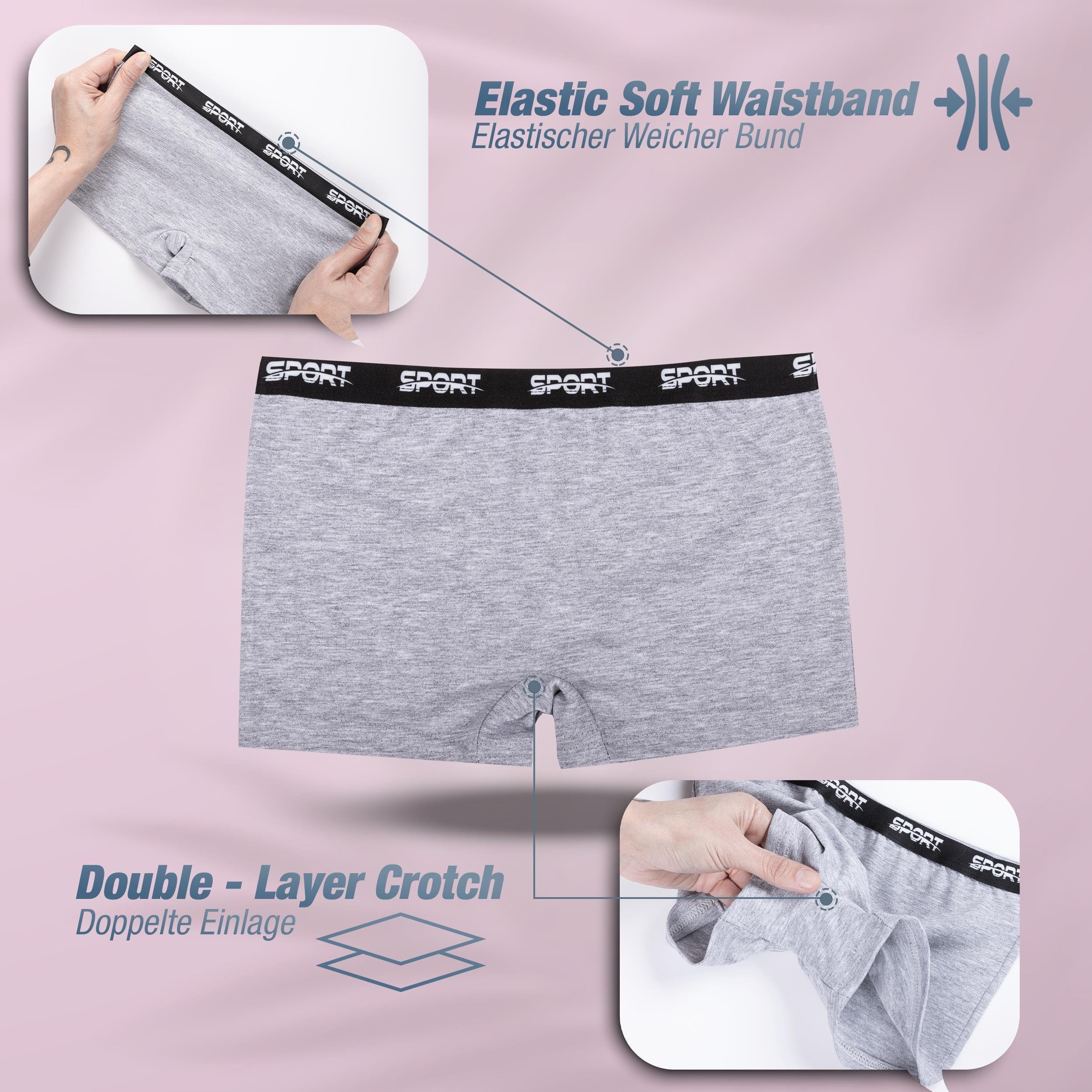 LOREZA Panty 10er Set Mädchen Pantys - Sport - Bunt (Spar-Packung, 10-St)