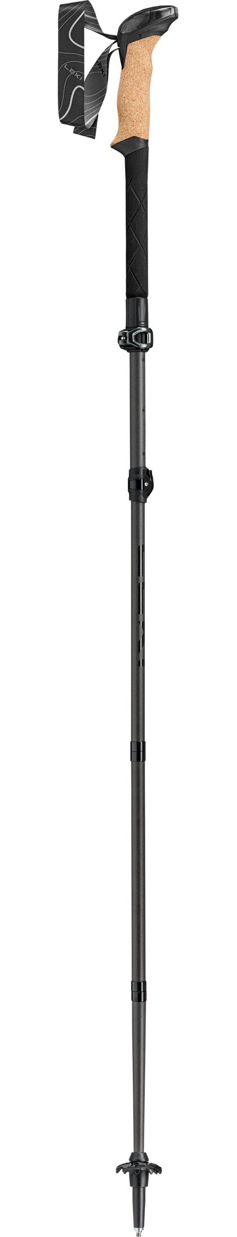 Leki Wanderstöcke Makalu Pro FX Carbon GRAU-SCHWARZ