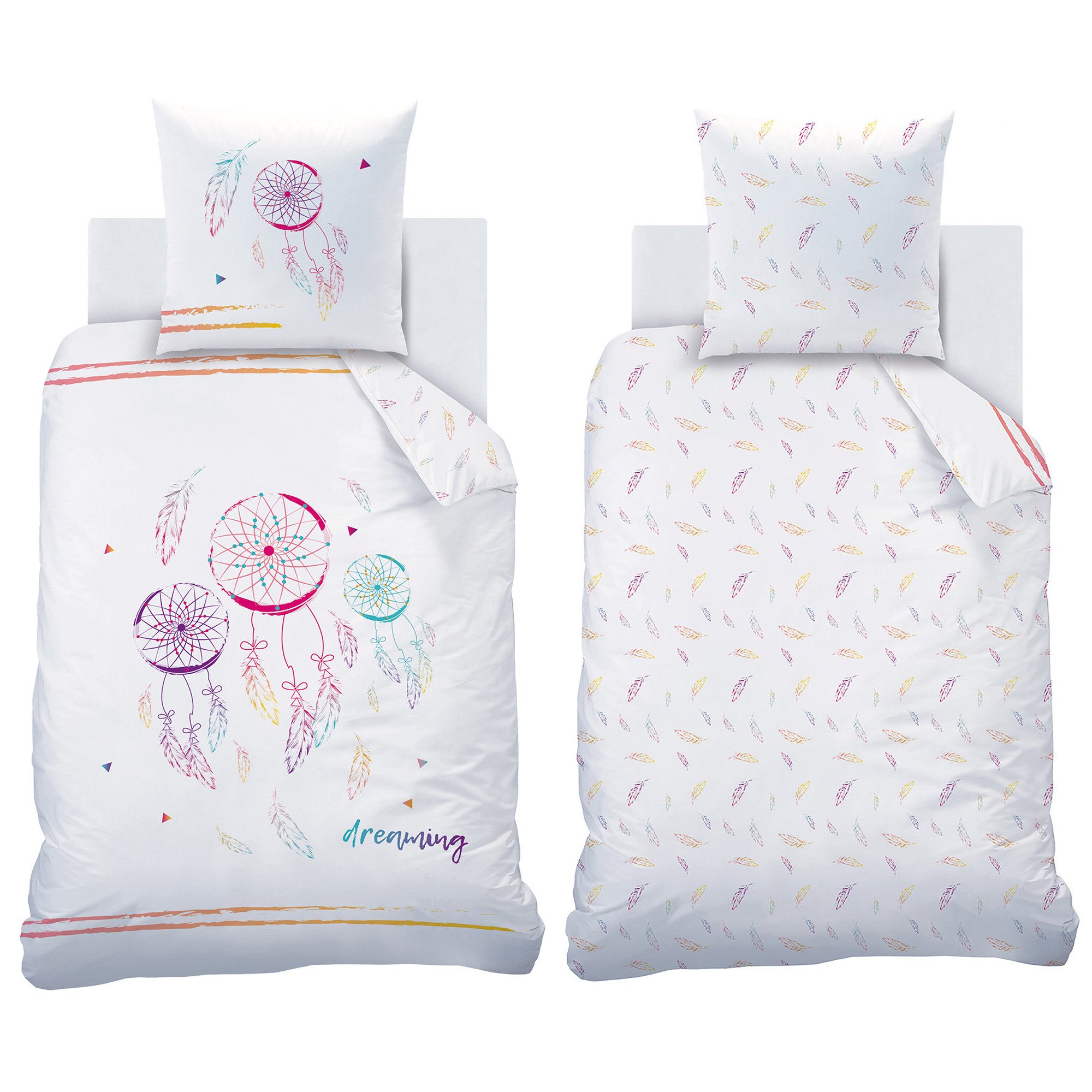 BERONAGE Wendebettwäsche Matt & Rose Traumfänger Bettwäsche Linon / Renforc günstig online kaufen