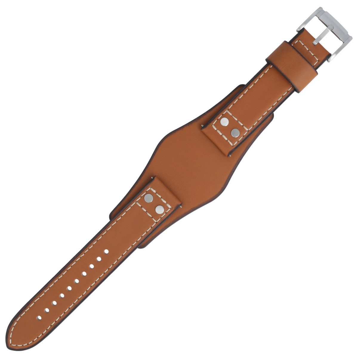 Fossil Uhrenarmband 22mm Leder Braun CH-2986 LB-CH2986