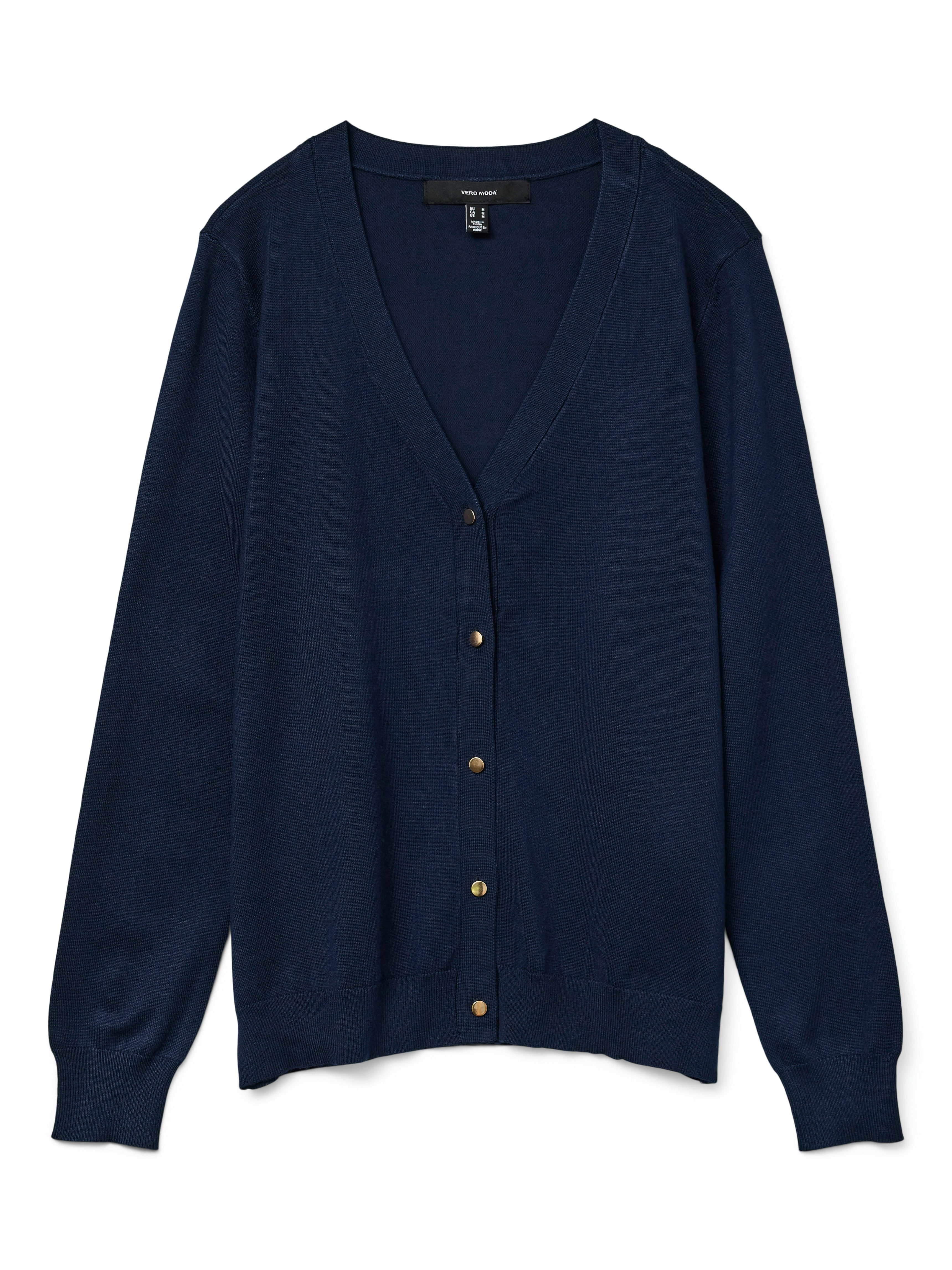 Vero Moda Strickjacke VMSILJE LS V-NECK günstig online kaufen