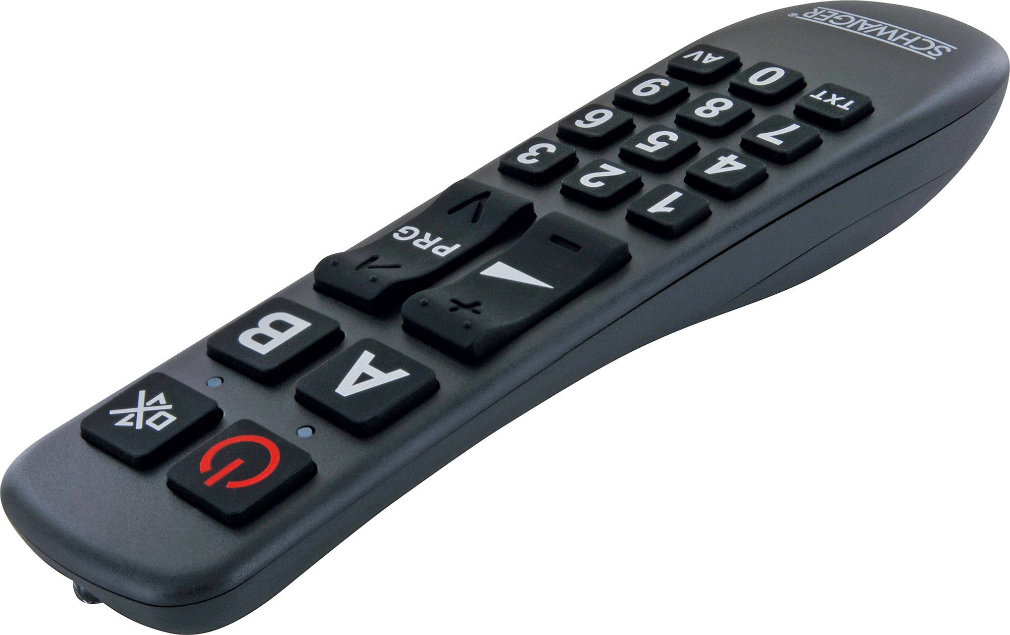 Schwaiger UFB1100 533 Universal-Fernbedienung (2-in-1, Tastenprägung und Orientierungspunkte auf beiden Wippen) – Bild 4 von 5