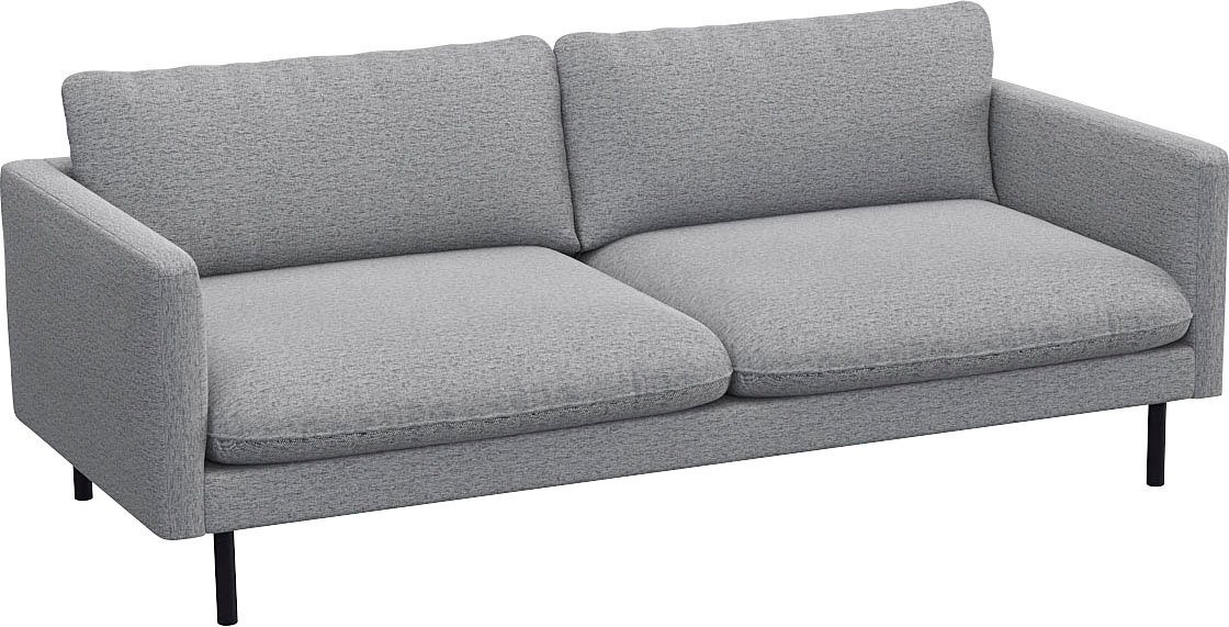 FLEXLUX 3,5-Sitzer Bolzano, Megasofa, aktuelles Design, sehr bequem durch Kaltschaum, im Sitz, lose Sitz -& Rückenkissen