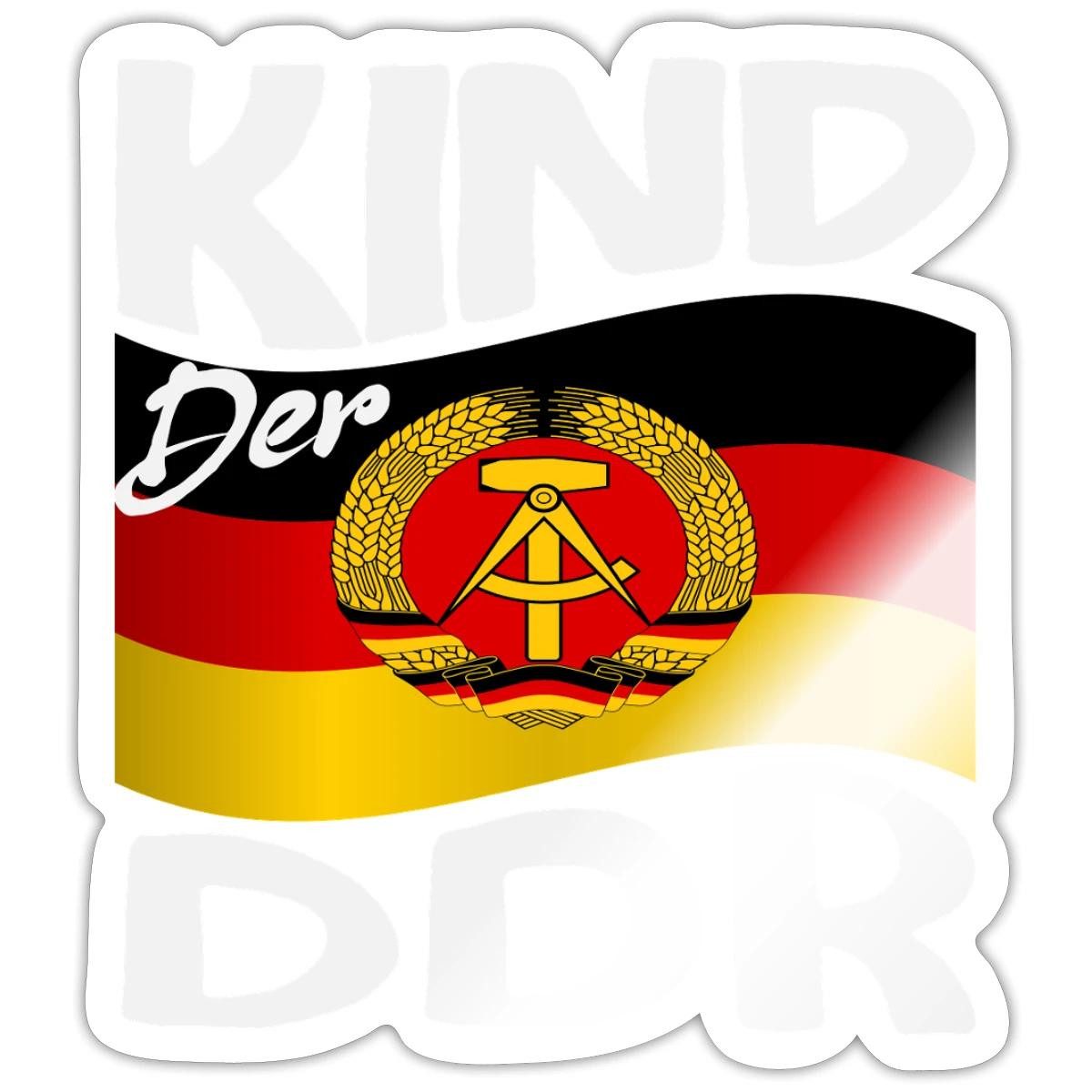 Spreadshirt Aufkleber Kind Der DDR Sticker Aufkleber