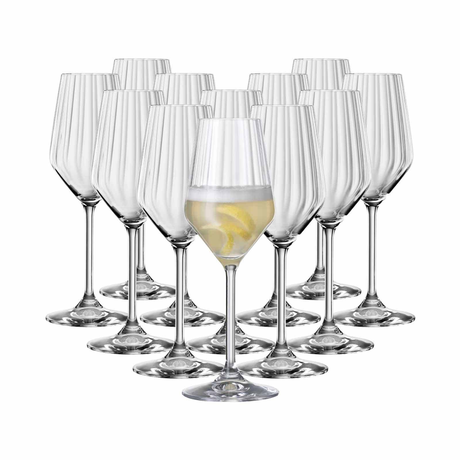 SPIEGELAU Champagnerglas Lifestyle Champagnergläser 310 ml 12er Set, 12-tlg., Glas