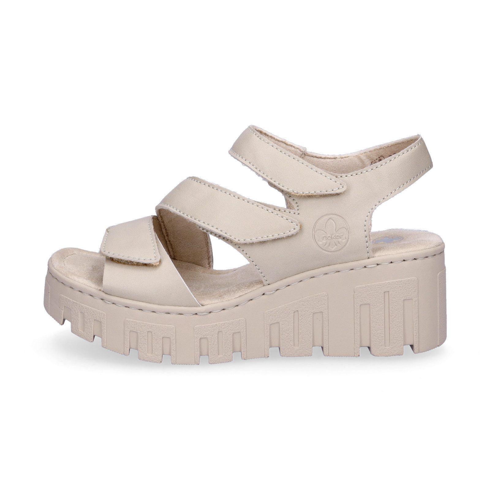Rieker Rieker Damen Sandalette beige Sandale günstig online kaufen