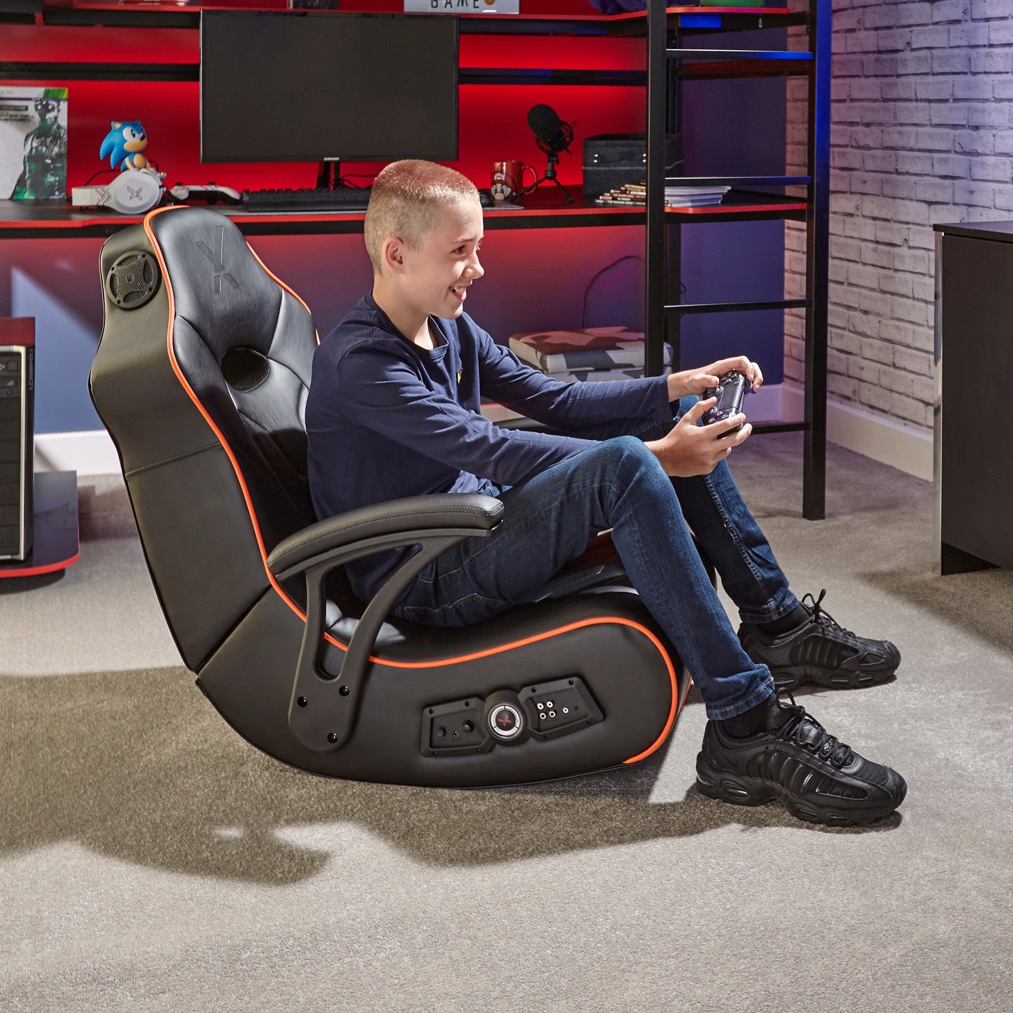 X Rocker Multimediasessel G-Force 2.1 Audio Floor Rocker Gaming Bodensessel günstig online kaufen