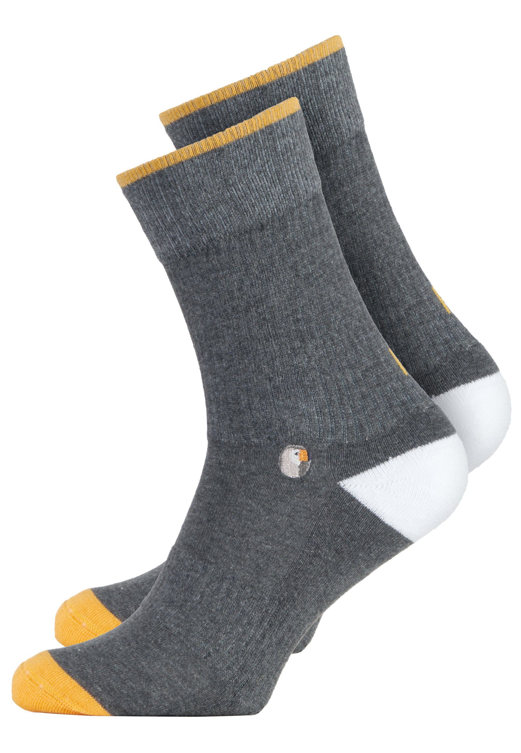 Sokid Socken 2er zertifizierte (2-Paar) 3 Pack Bio-Baumwolle GOTS