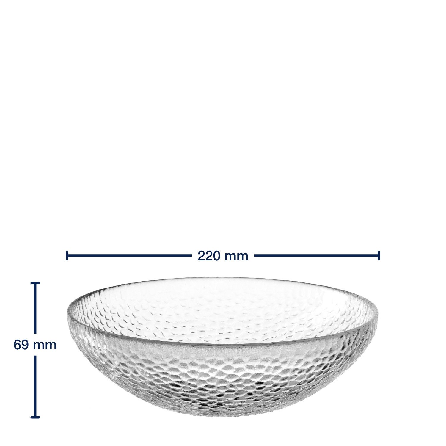 LEONARDO Dekoschale Martello, aus Glas