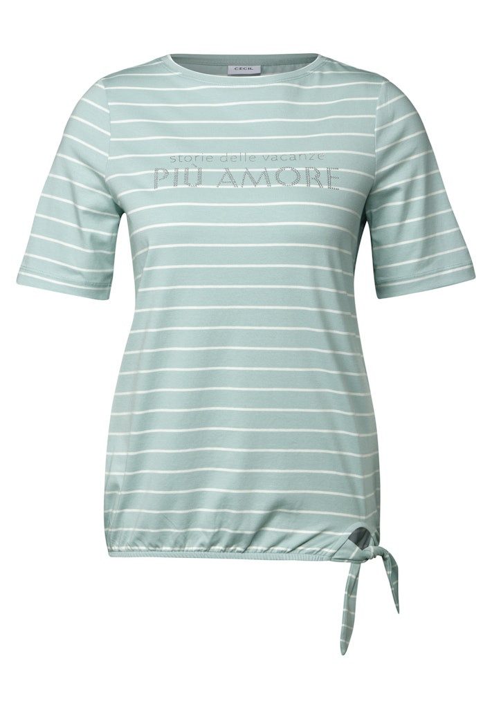 CECIL T-Shirt Stripe T-Shirt with FP günstig online kaufen