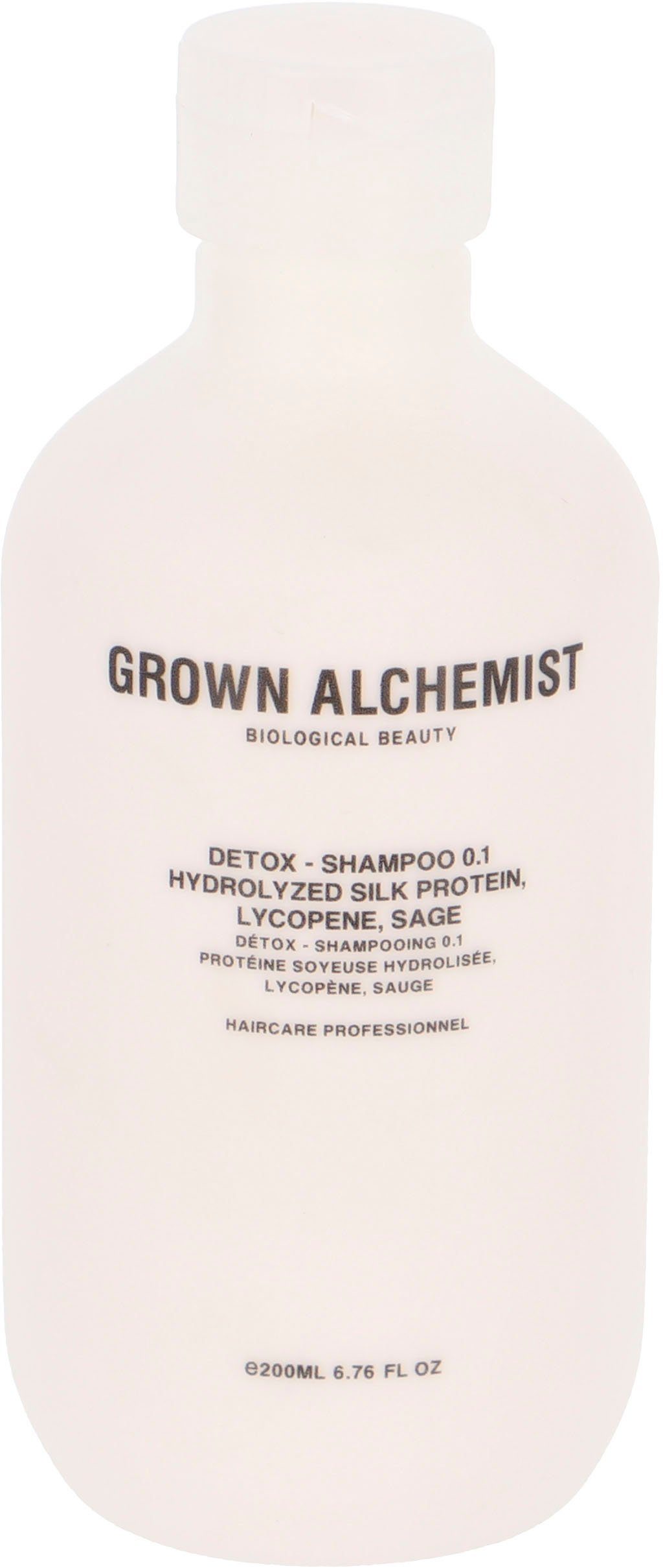 0.1, Detox Shampoo Haarshampoo Silk GROWN Lycopene, Sage Hydrolyzed Protein, ALCHEMIST -