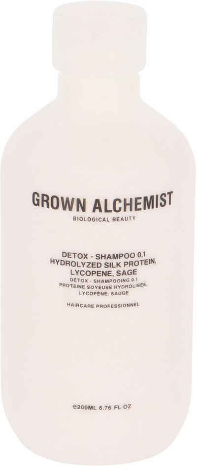 GROWN ALCHEMIST Haarshampoo Detox - Shampoo 0.1, Hydrolyzed Silk Protein, Lycopene, Sage