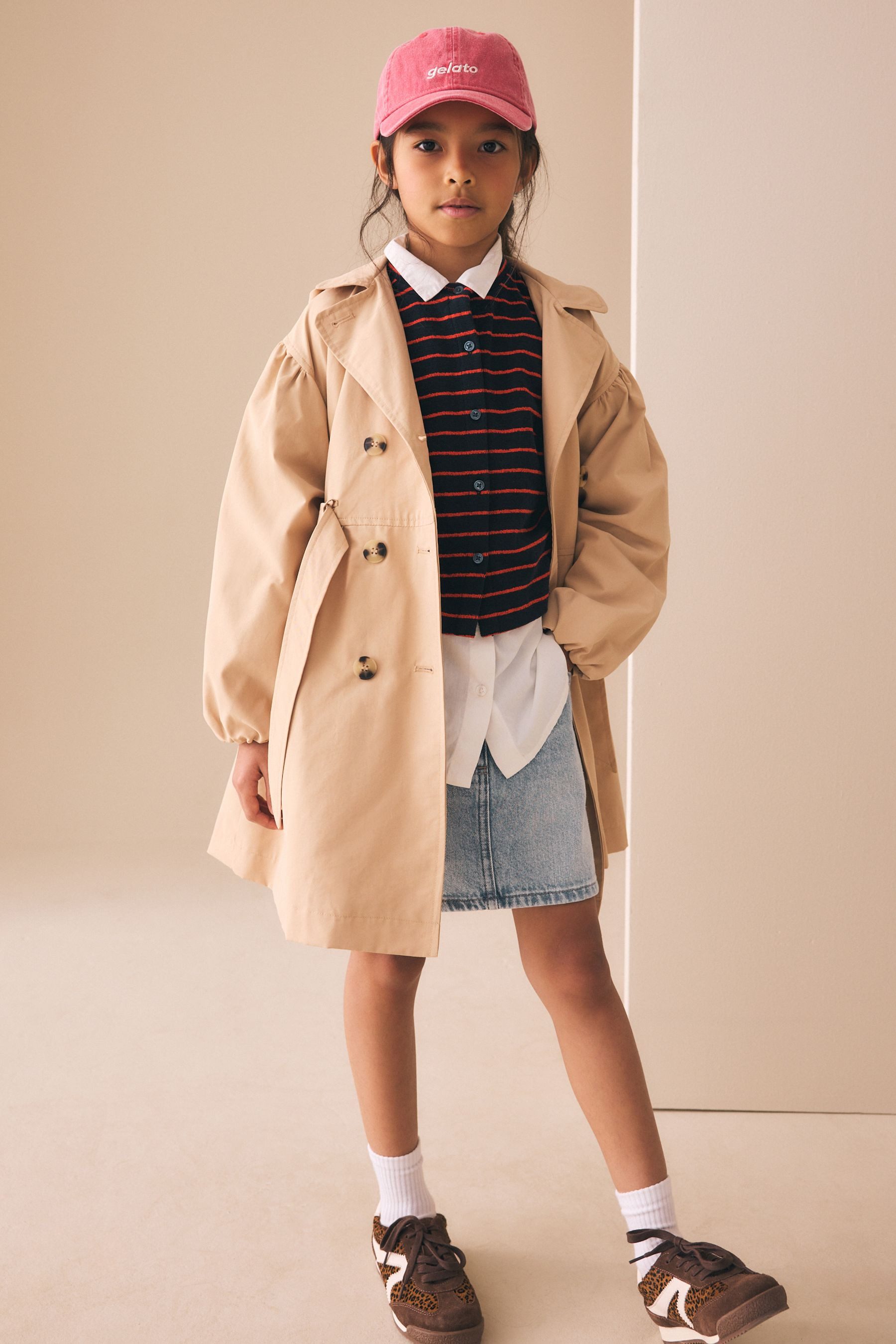 Next Skijacke Trenchcoat mit Rock (1-St)