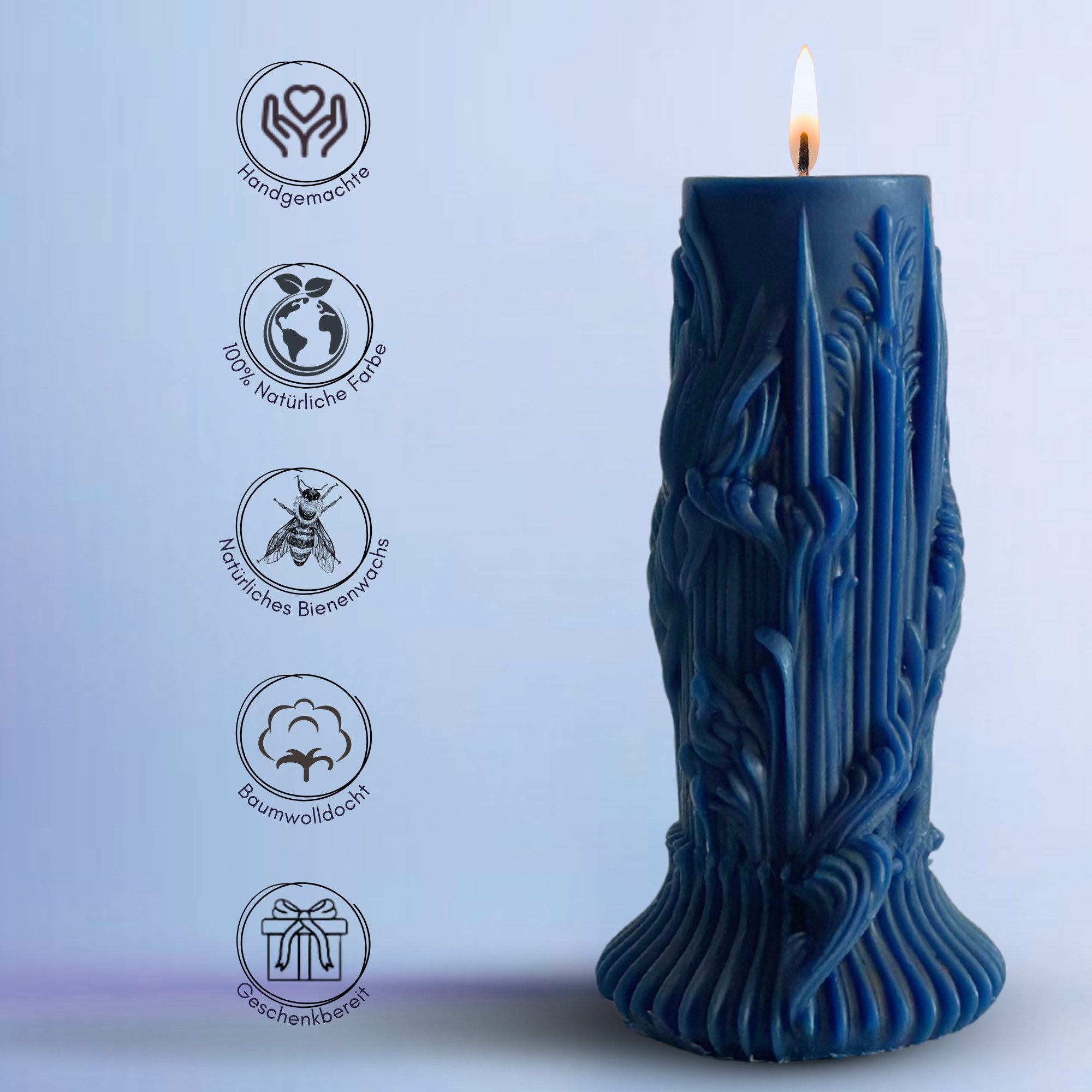 NoblesBox Formkerze Handgemachte Kerze, Dekokerze, Wachskerze, günstig online kaufen