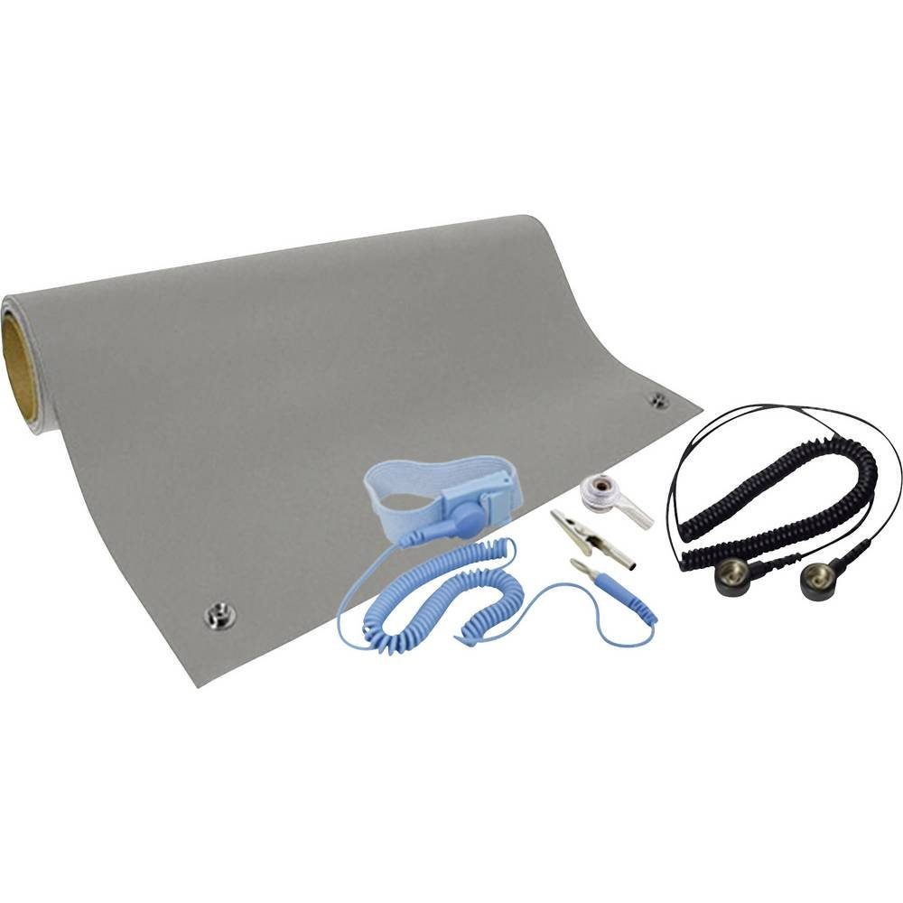 Werkstatt-Set ESD Tischmatten Komplett-Set 60 x 120 cm