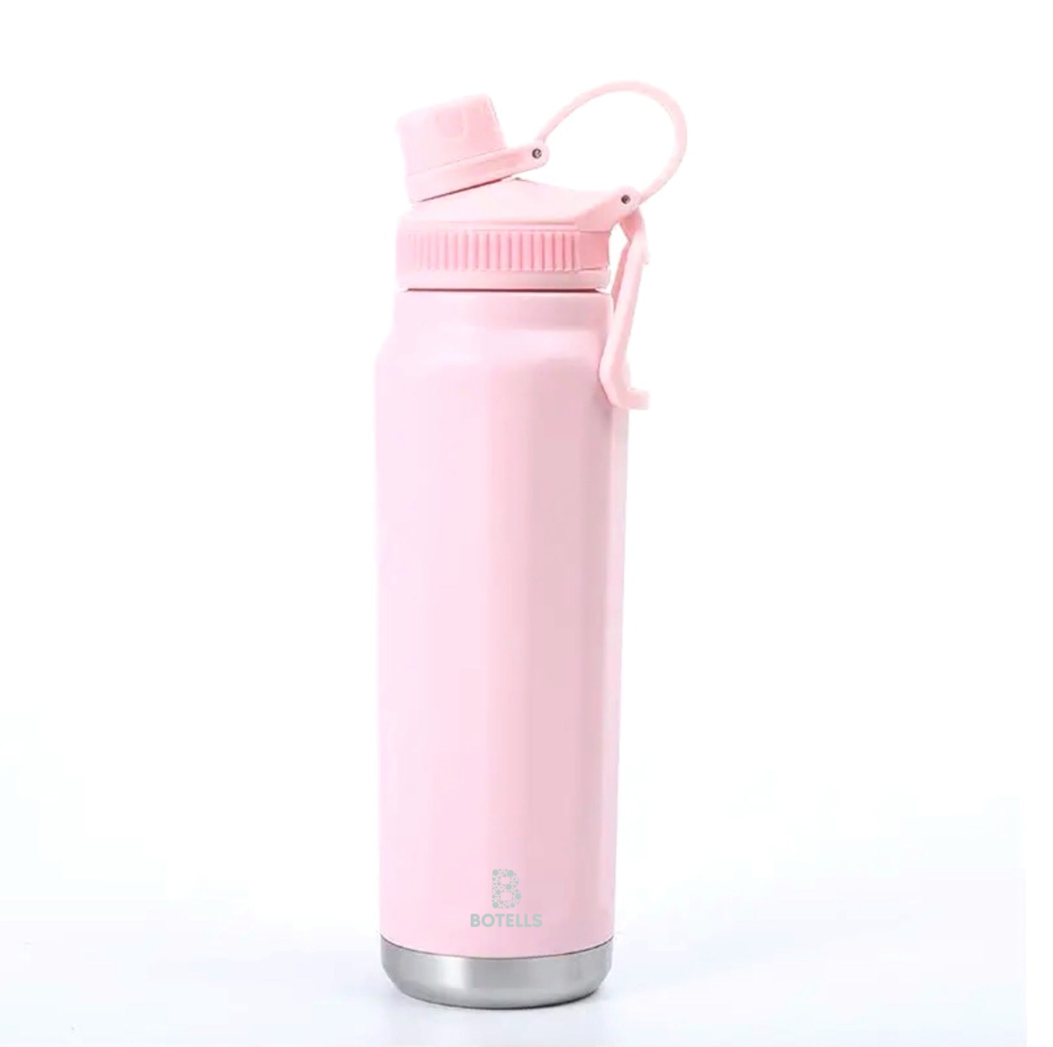 Botells Thermoflasche Isolierflasche Edelstahl 800 ml, Sport Bügelverschluss, auslaufsicher, Geschmacks- und geruchsneutrale Sport Trinkflasche 0,8 l