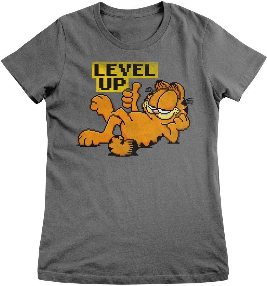Garfield T-Shirt Garfield Level Up Girly Tee