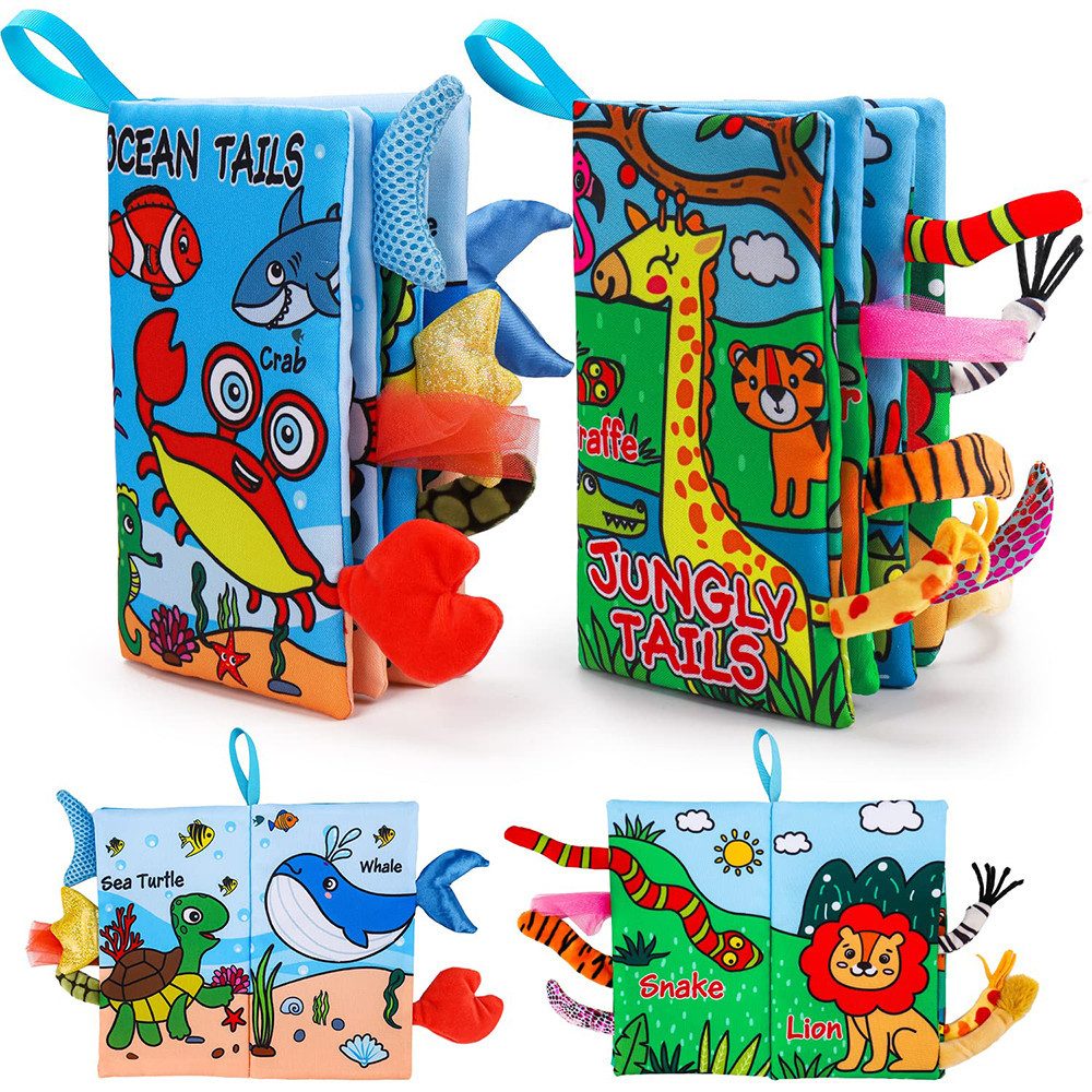 CLTYQ Greifspielzeug 2 Bücher für Babys günstig online kaufen