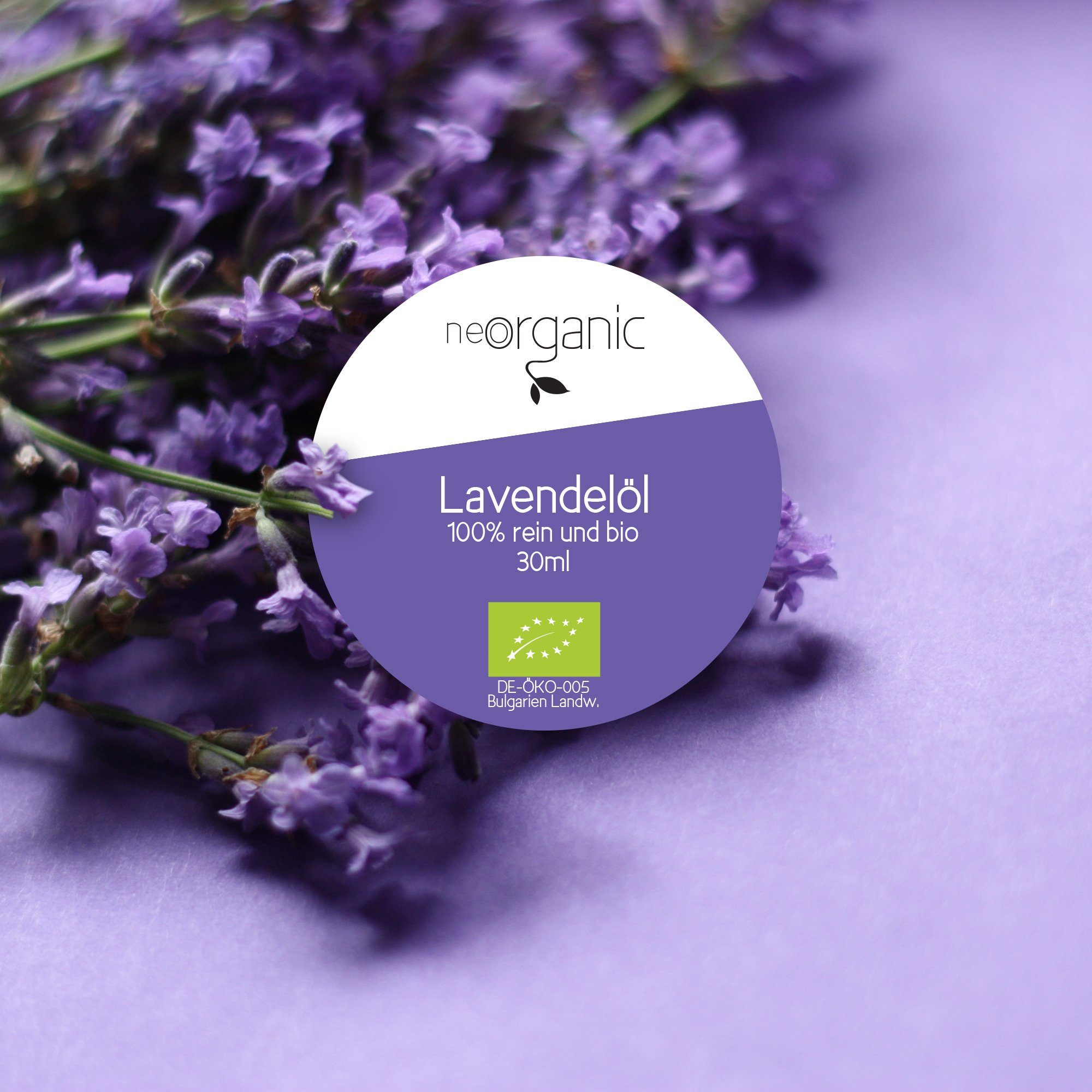30ml BIO – Duftöl Lavendelöl Angustifolia, aus dem Lavendel echten Lavandula NeoOrganic