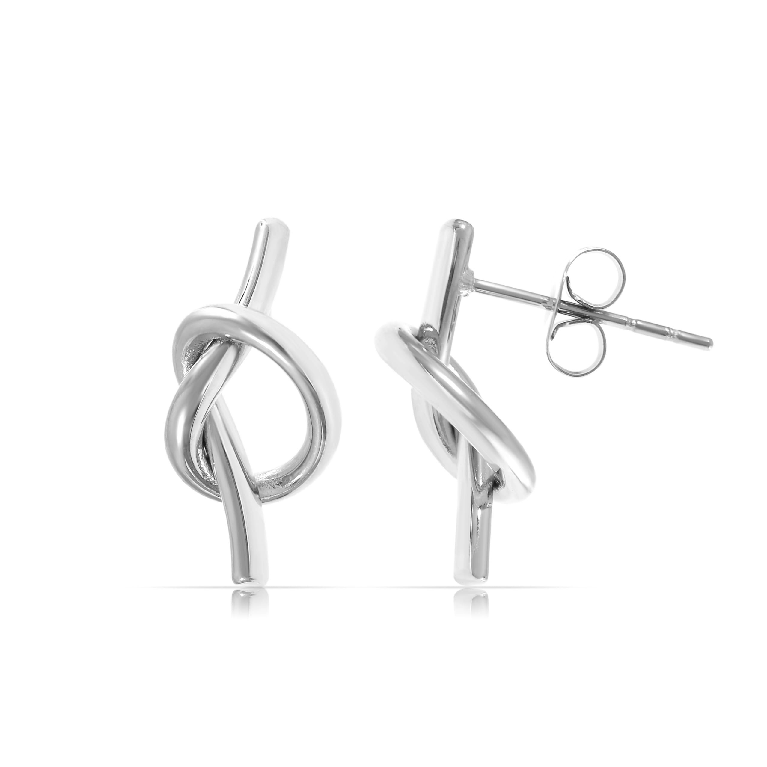 Made by Nami Ohrstecker-Set Knoten Gold oder Silber Ohrringe Damen aus Chir günstig online kaufen