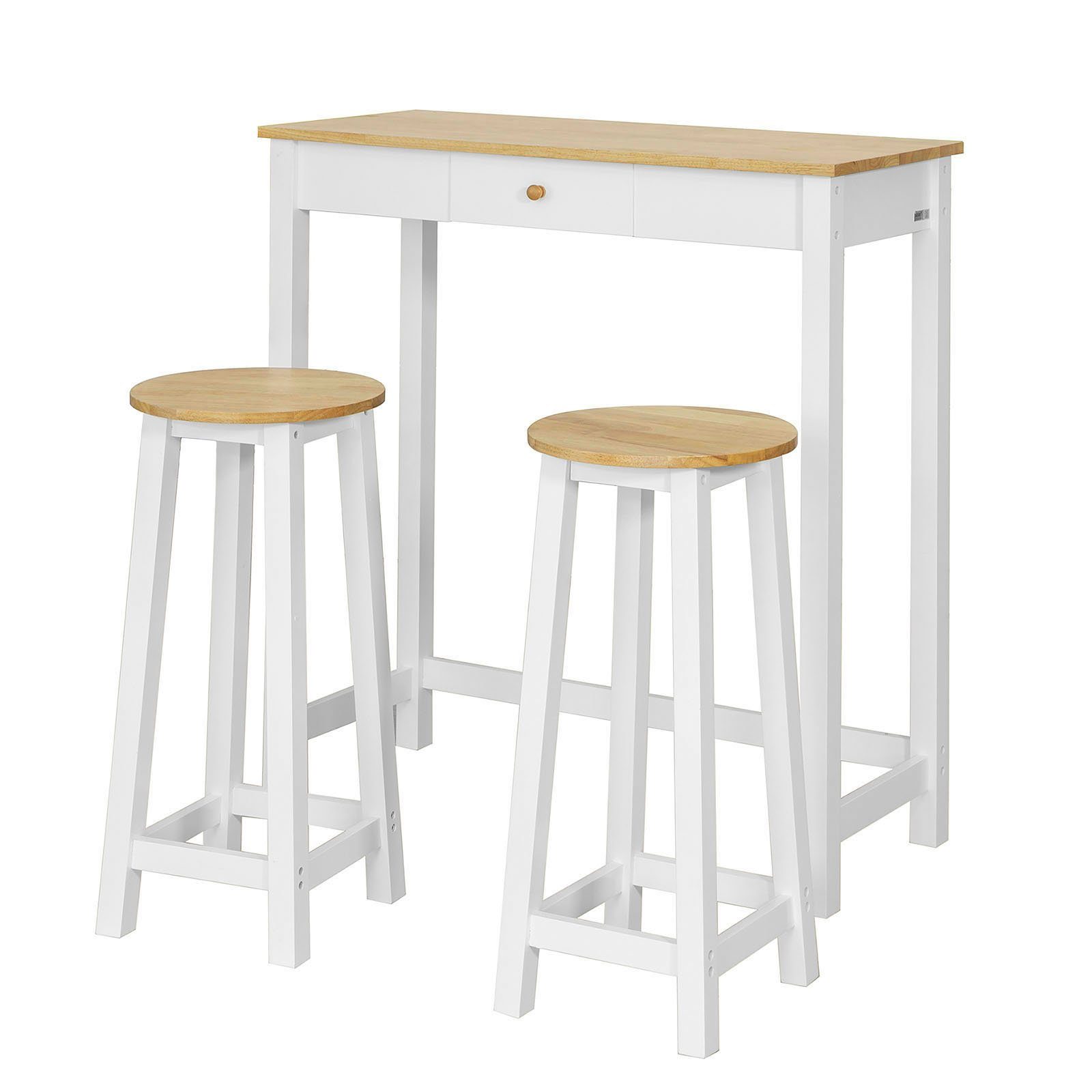SoBuy Bartisch FWT50, 3-teilig Stehtisch mit günstig online kaufen