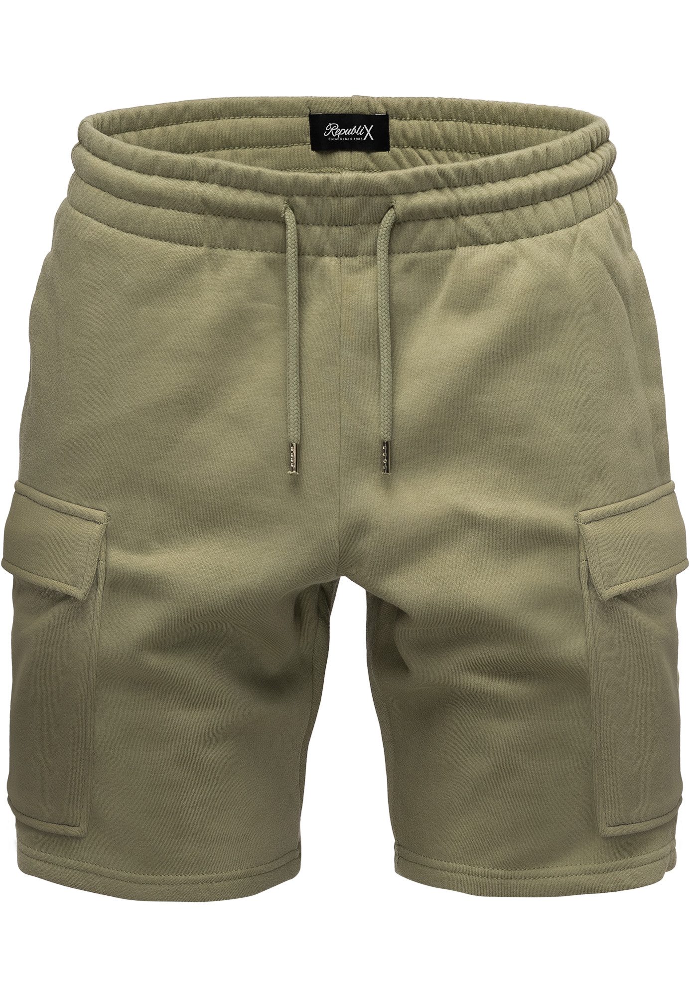 REPUBLIX Cargoshorts GAEL Herren Bermuda Sweat Cargo Short Hose Regular Fit