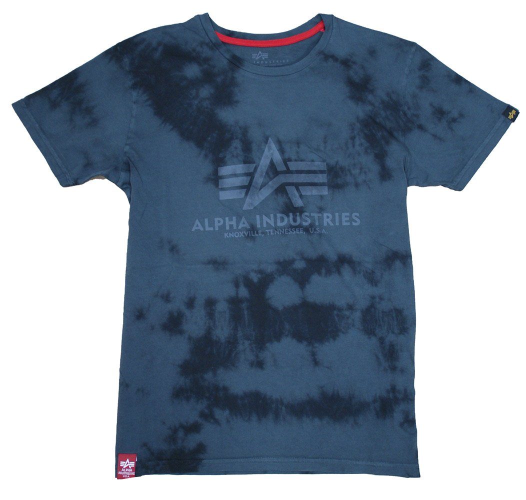 Herren Shirts Alpha Industries T-Shirt Basic Batik (1-tlg)