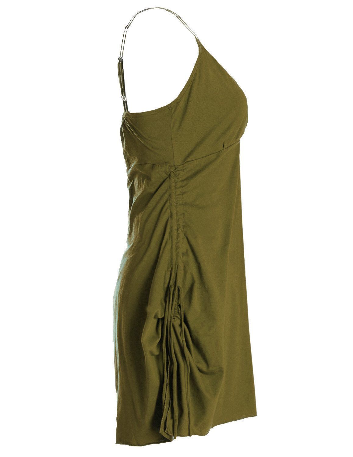 Vishes Sommerkleid Damen Bio-Baumwolle Spaghettiträger-Kleid Hippie, Ethno, Goa Style