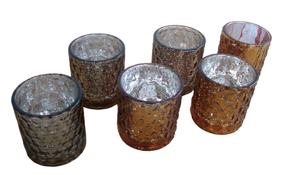 Deko-Impression Настольные лампы Zauberhafte Свечи (6er-Set) Gelbtöne Gläser, Настольные лампы 8 cm (6 St)