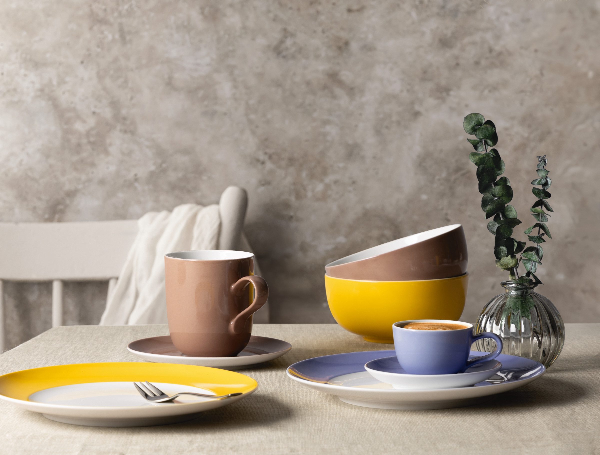 Seltmann Weiden Frühstücksteller Liberty Pure Colors, (1 St), Dessertteller, Kuchenteller