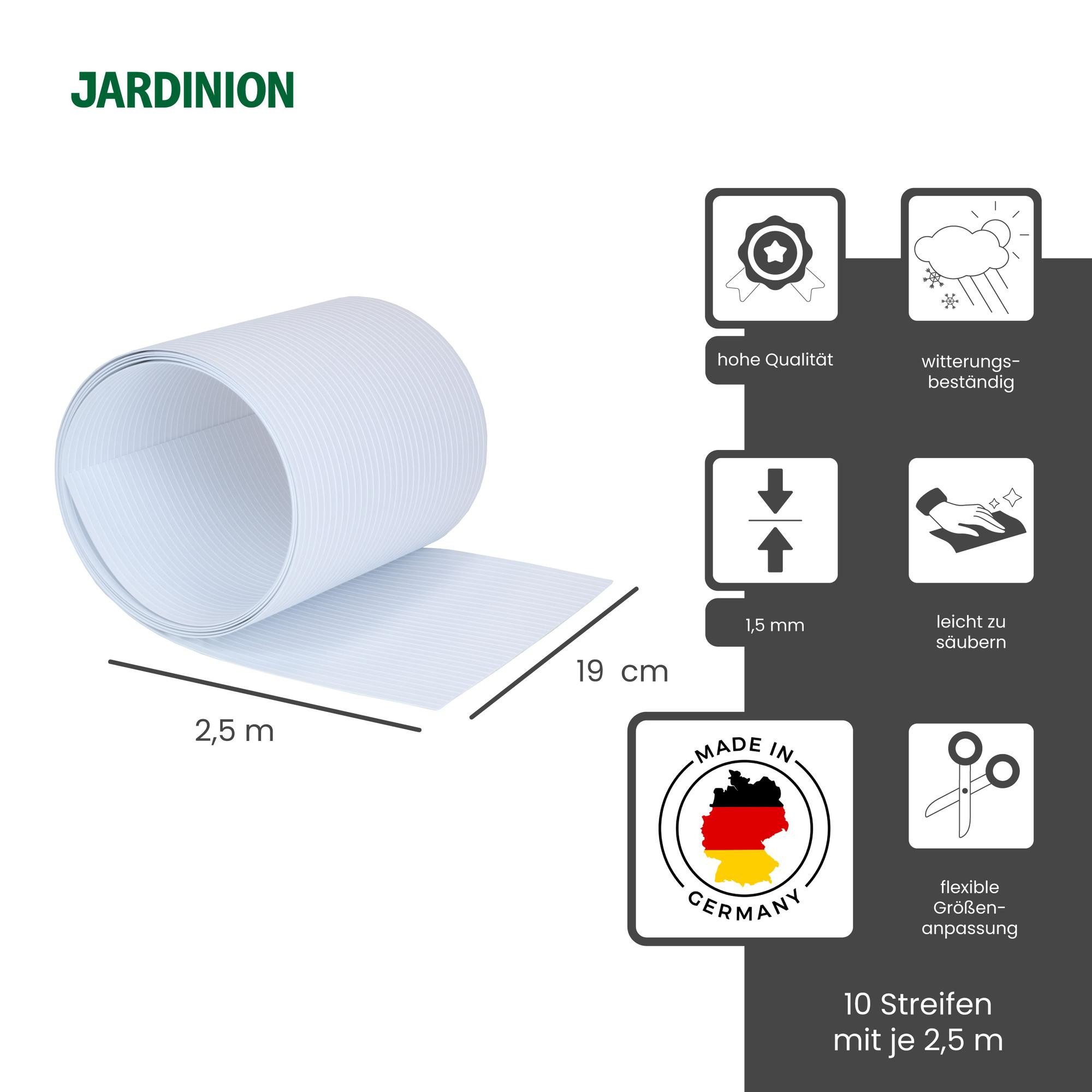 Jardinion Sichtschutzstreifen, (Doppelstabmattenzaun Sichtschutz, Sichtschu günstig online kaufen