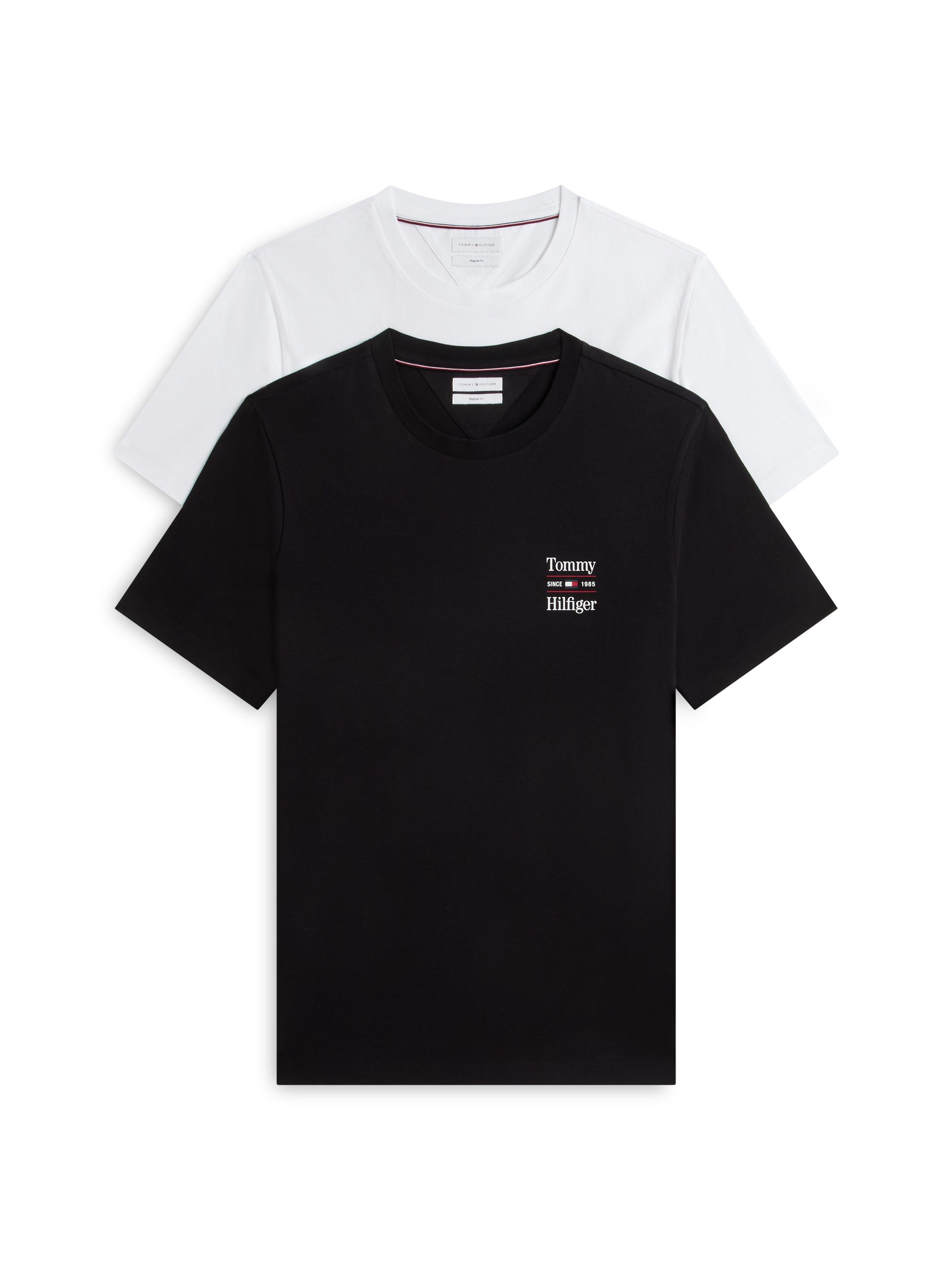 Tommy Hilfiger T-Shirt 2 PACK CHEST GRAPHIC REG TEES (2-tlg)