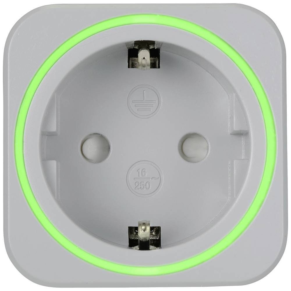 VOLTCRAFT Energiekostenmessgerät SEM6500 WiFi Energiekosten-Messgerät DUAL VC-14455755, inkl. Funksteckdose, Datenexport, Datenloggerfunktion