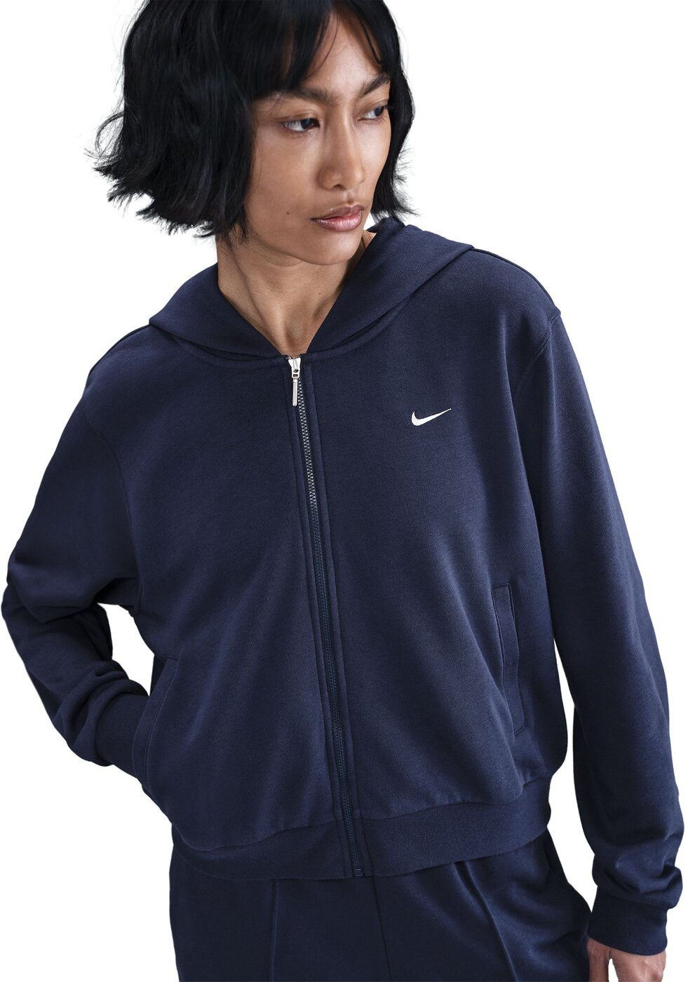 Nike Sweatjacke W NSW NK CHLL FT FZ HDY MIDNIGHT NAVY/SAIL