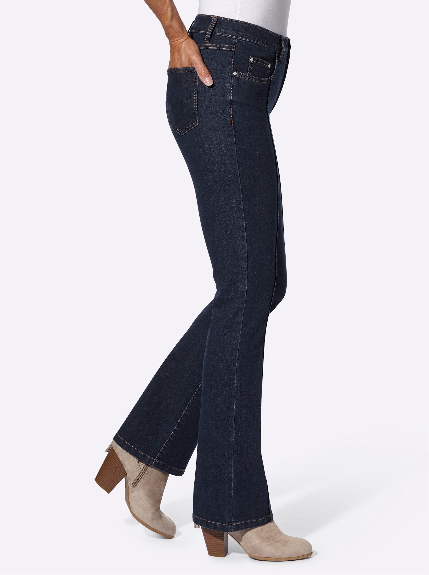 Sieh an! Bequeme Jeans Bootcut-Jeans günstig online kaufen