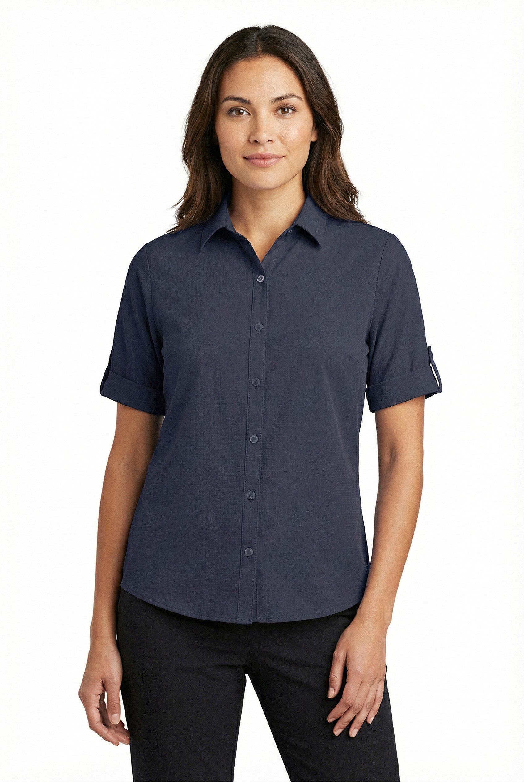 Killtec Funktionsbluse KOS 85 WMN WVN SHRT sportliche Passform, für Freizeitaktivitäten, aus Polyester