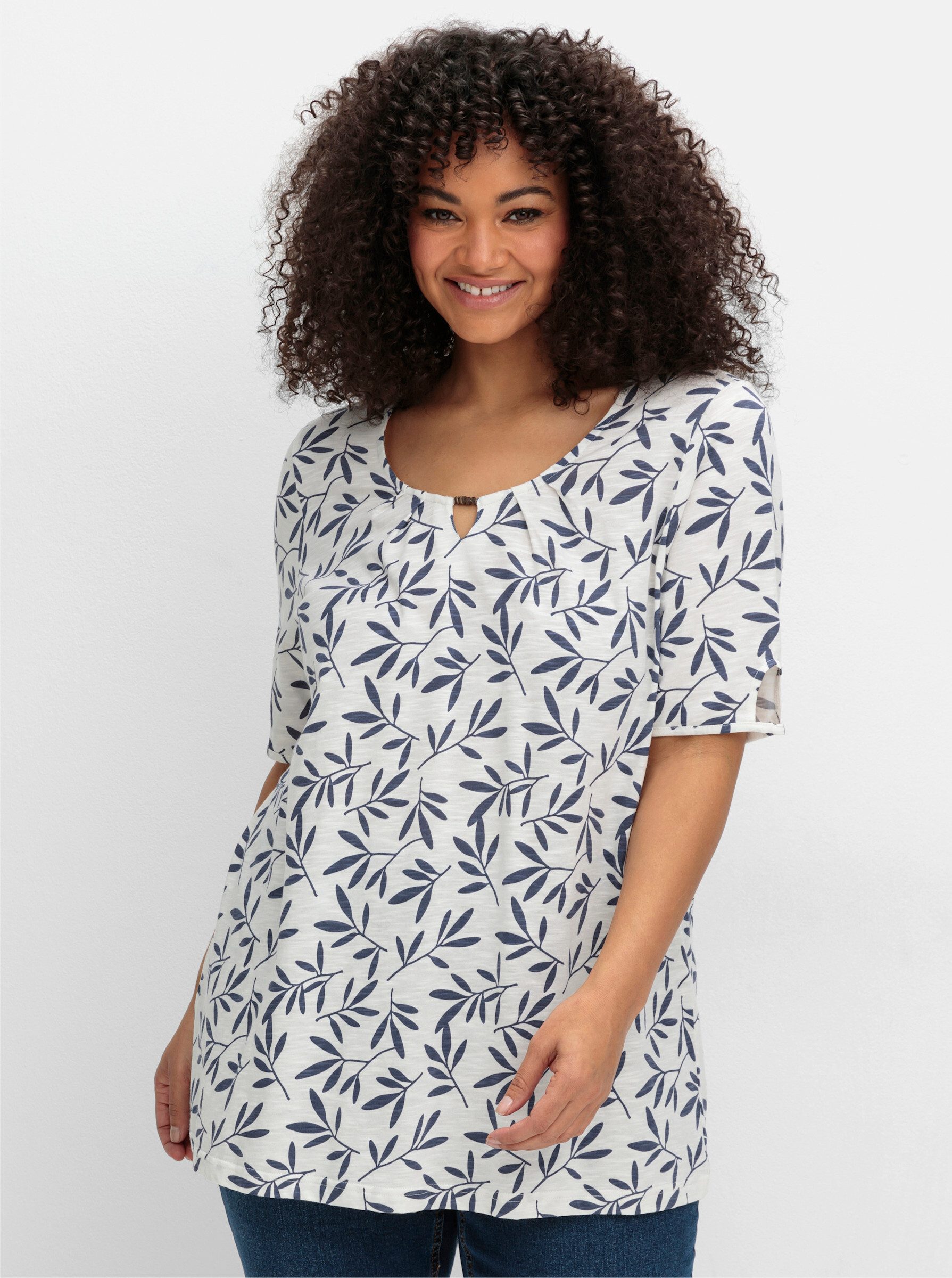 Sheego T-Shirt Kurzarmshirt günstig online kaufen