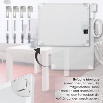 KESSER Infrarotheizung, Infrarotheizung mit Thermostat Infrarot Elektro Wand Heizung