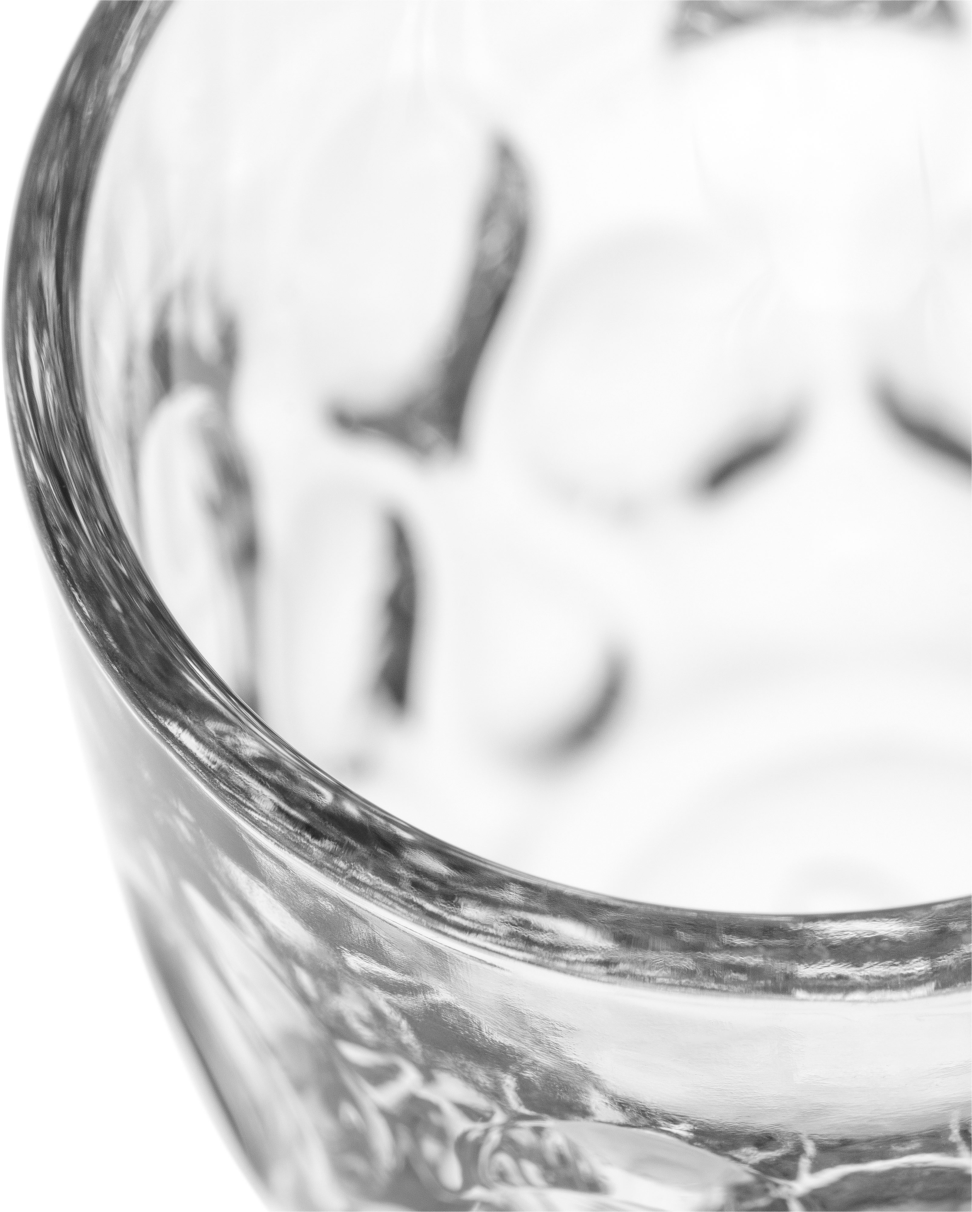 LEONARDO Espressoglas GOCCE, 90 ml, 6er-Set, 6-tlg., Glas, 3. Variante, mit Tropfenrelief