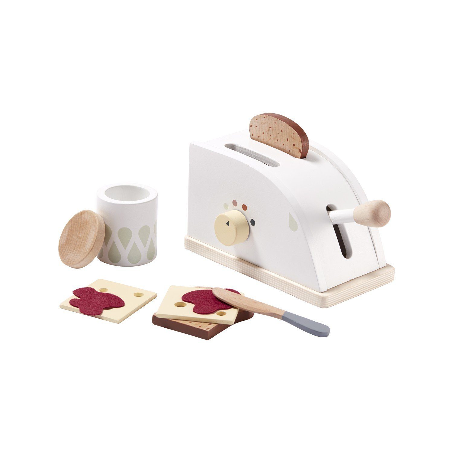 Kids Concept Kinder-Haushaltsset Kids Bistro Toaster mit Zubehör