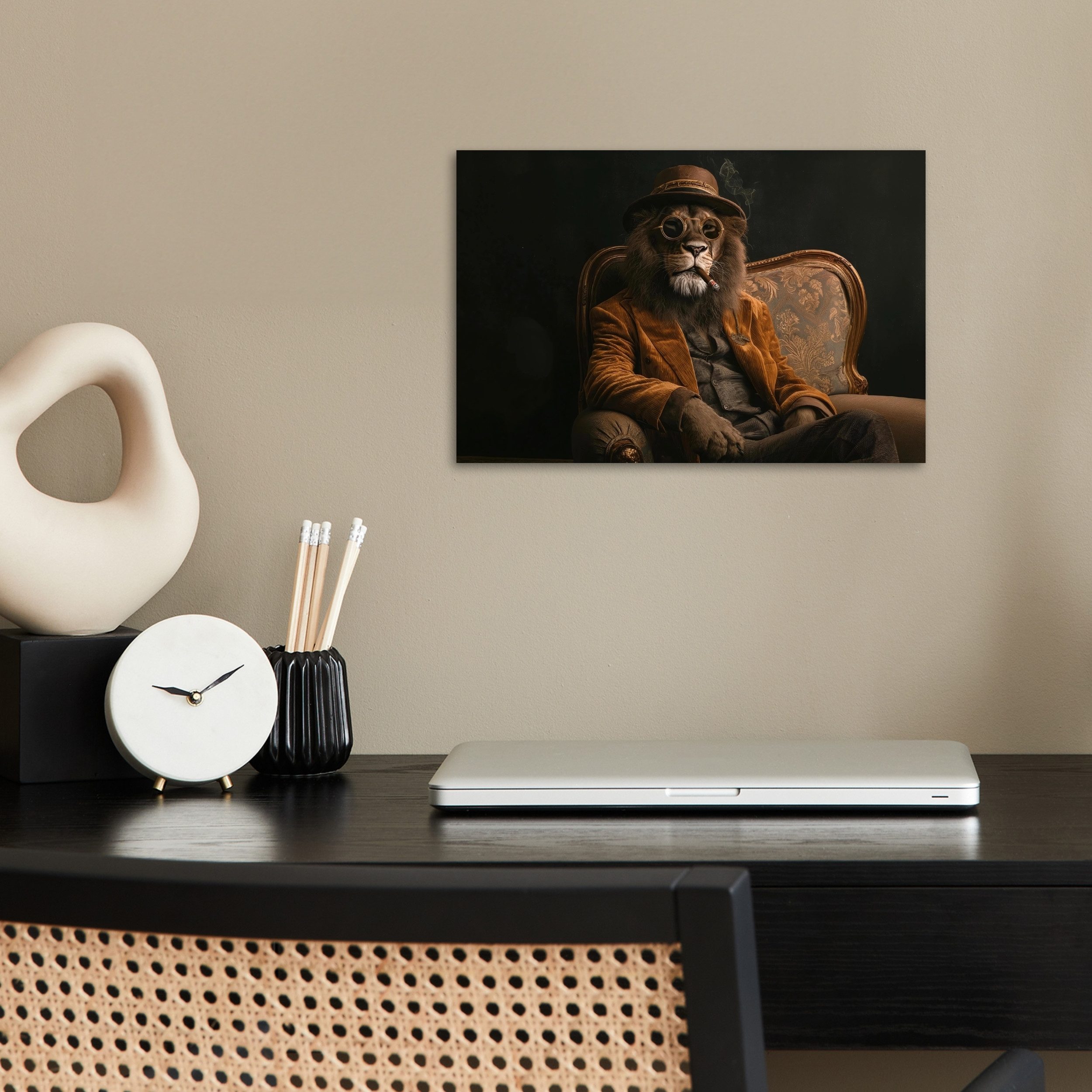 MuchoWow Poster Brille - Löwe - günstig online kaufen