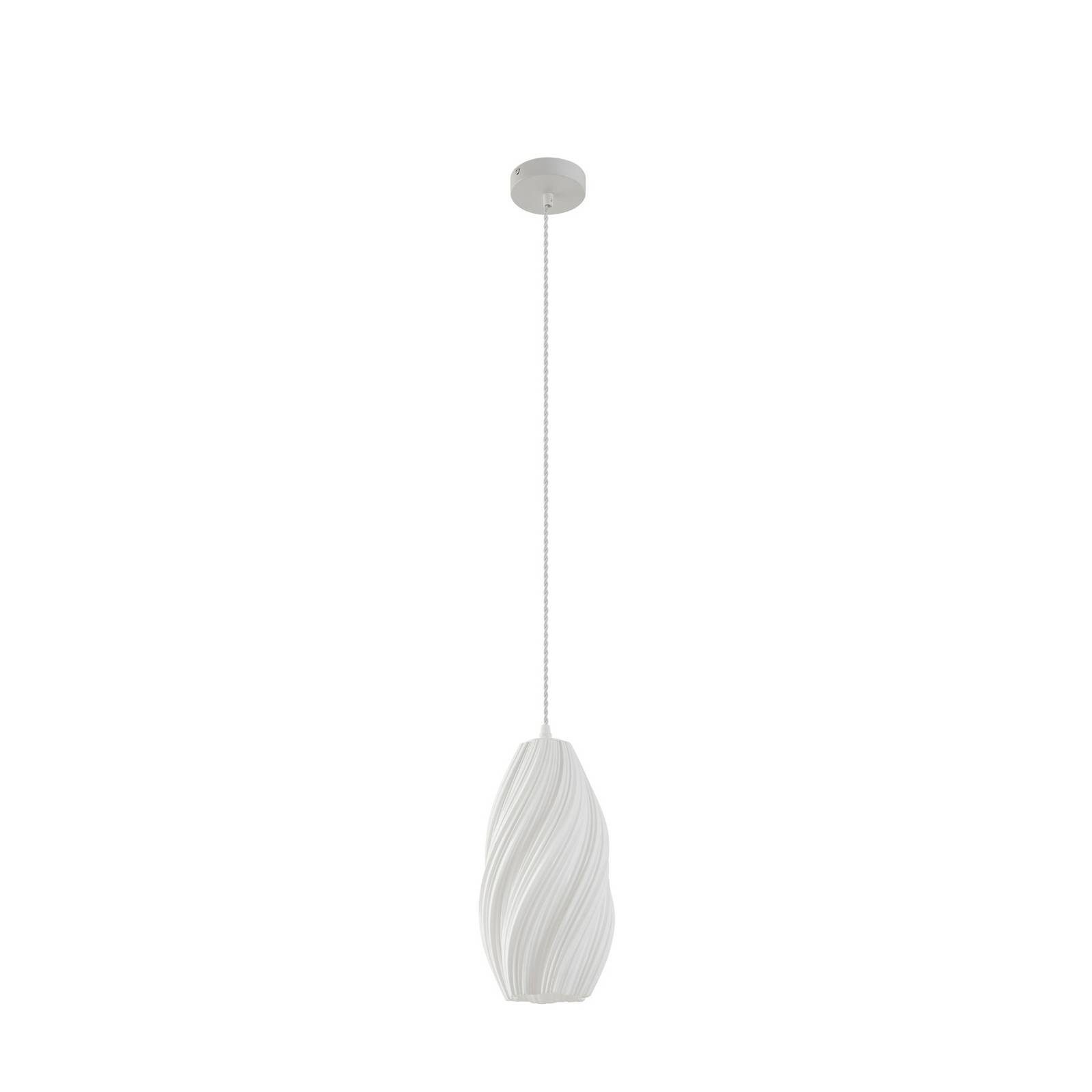 Lindby Hängeleuchte Nuvia, Weiß IP20, 1 x 15 W LED
