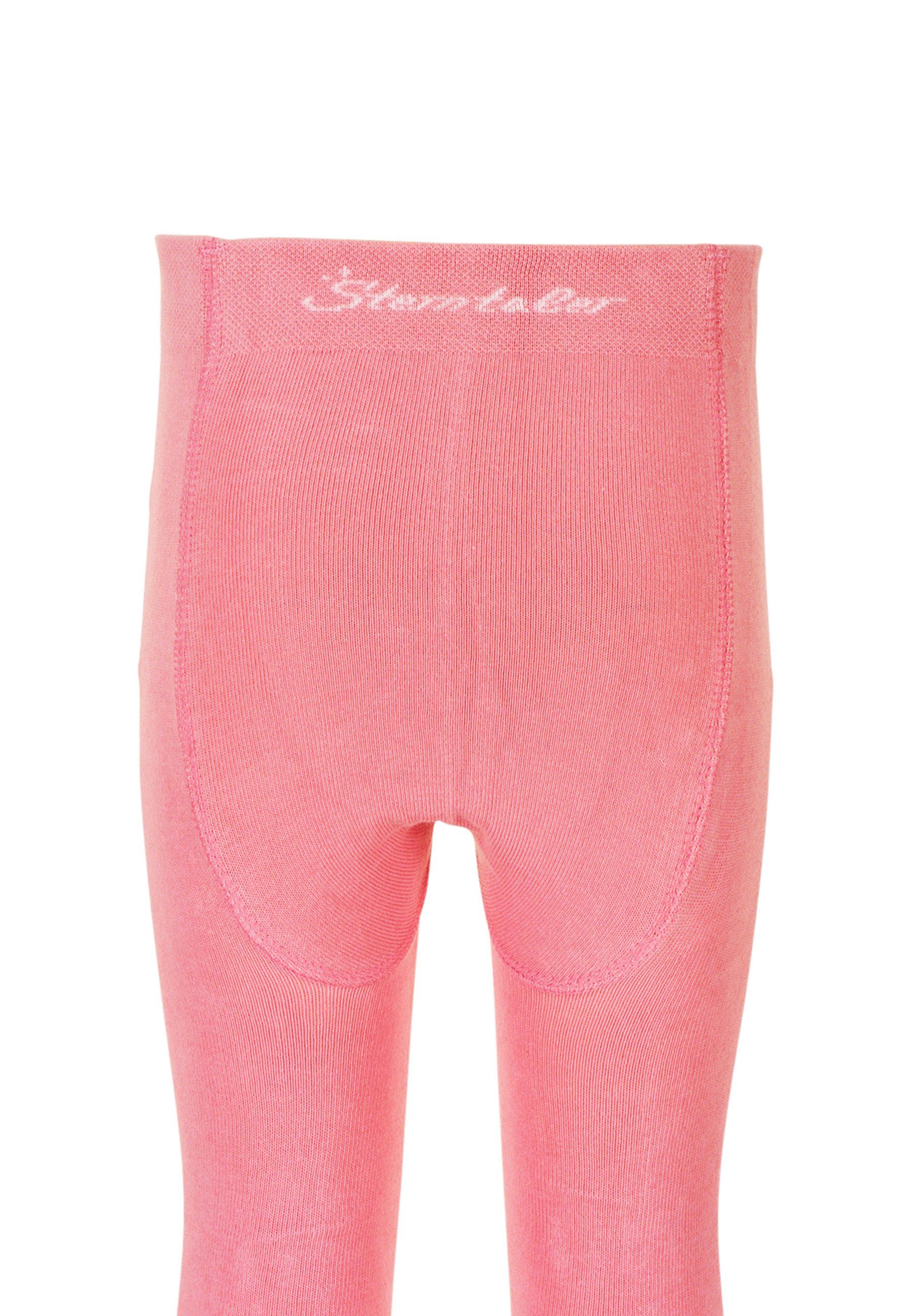 Sterntaler® Strumpfhose Strumpfhose uni (1 St) Krabbelstrumpfhose aus Baumwolle und Komfortbund – Bild 4 von 5