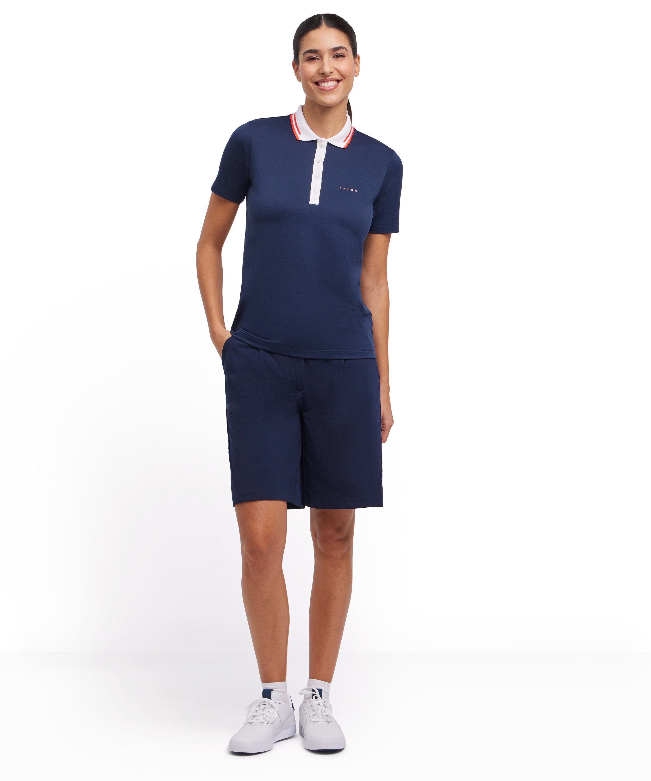 FALKE Poloshirt (1-tlg., 1) mit Bio-Baumwolle