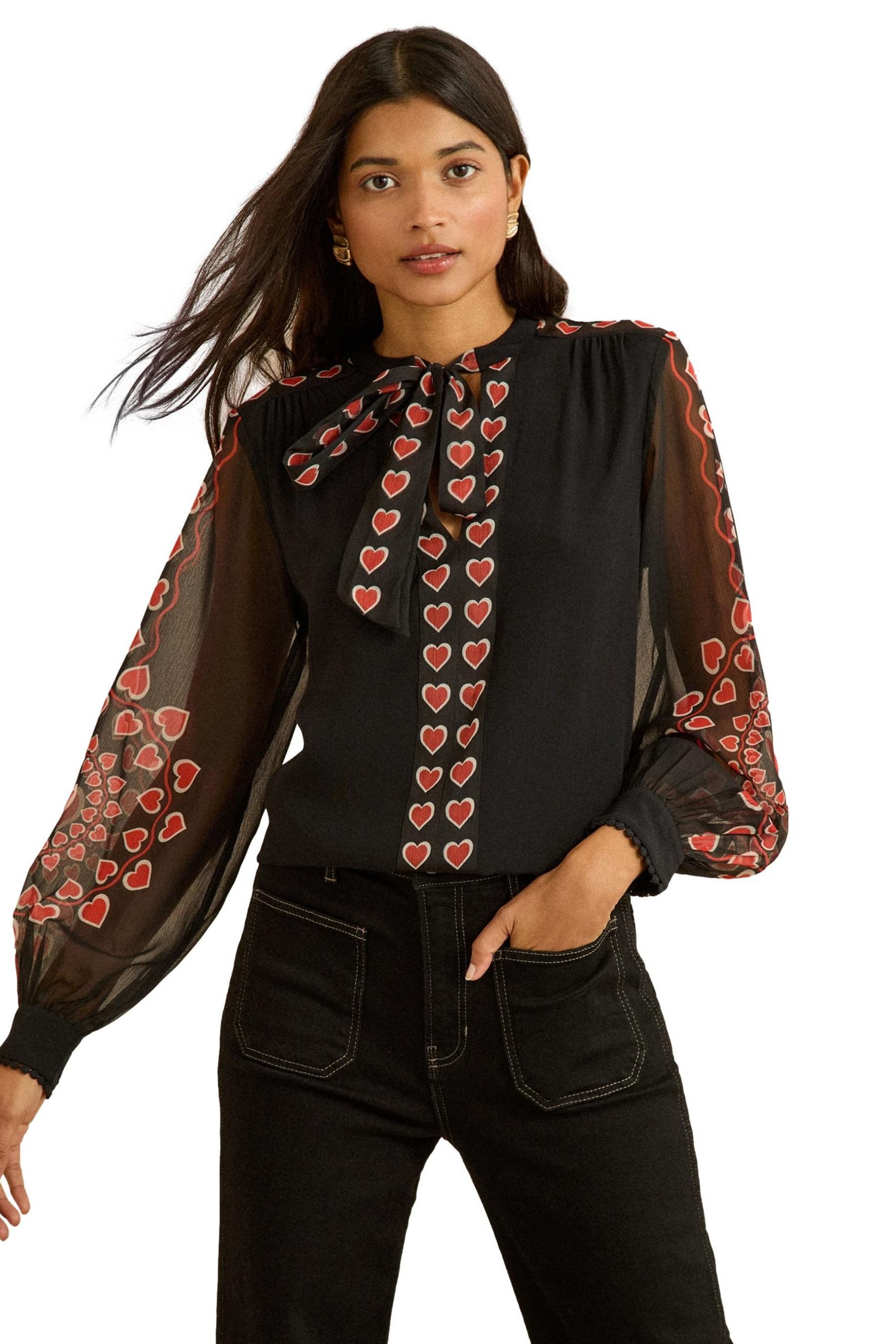 Love & Roses Langarmbluse Love & Roses Langärmelige Schluppenbluse (1-tlg) günstig online kaufen